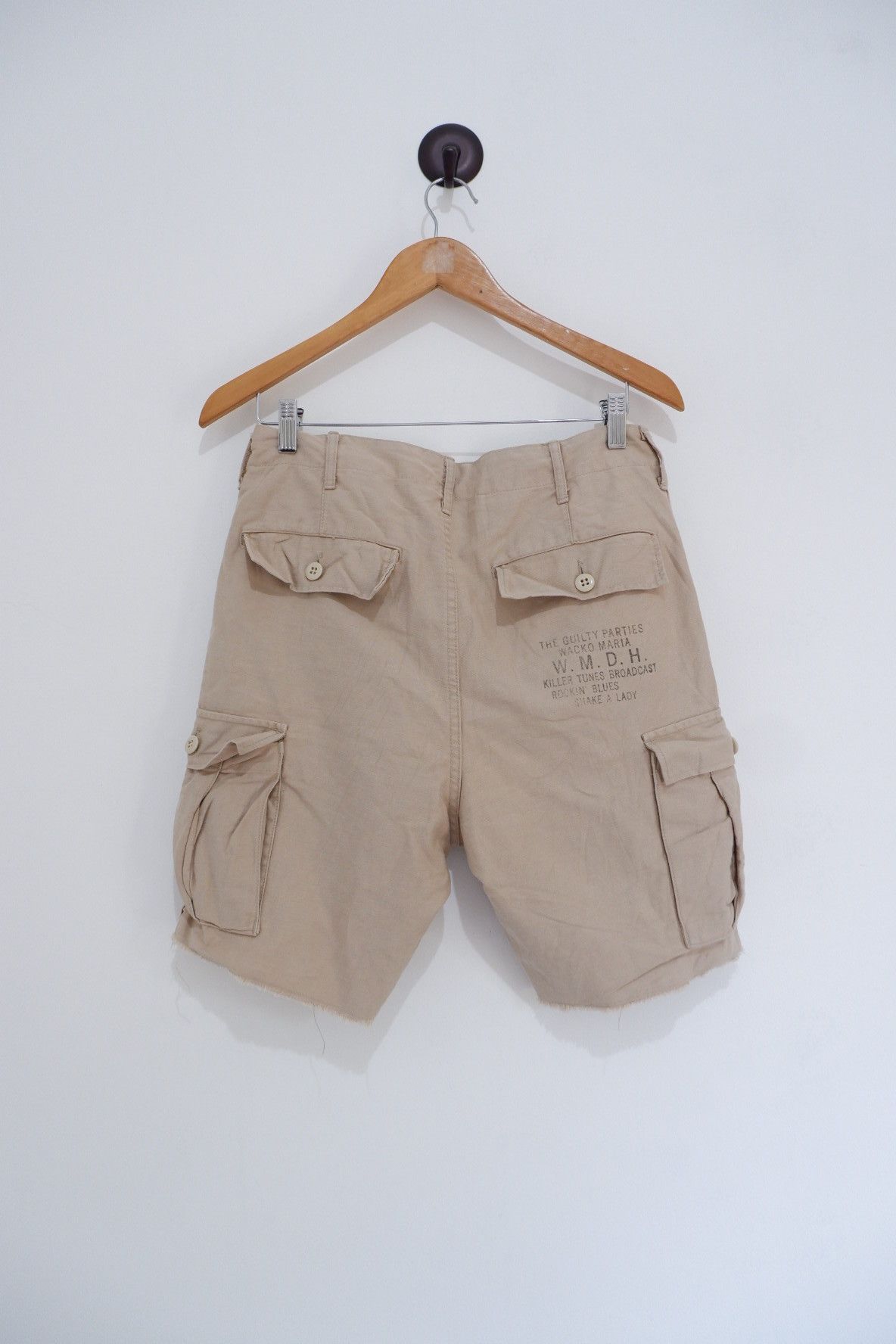 Wacko Maria Vintage Wacko Maria Raw Cut Cargo shorts Size US 31 - 3 Thumbnail