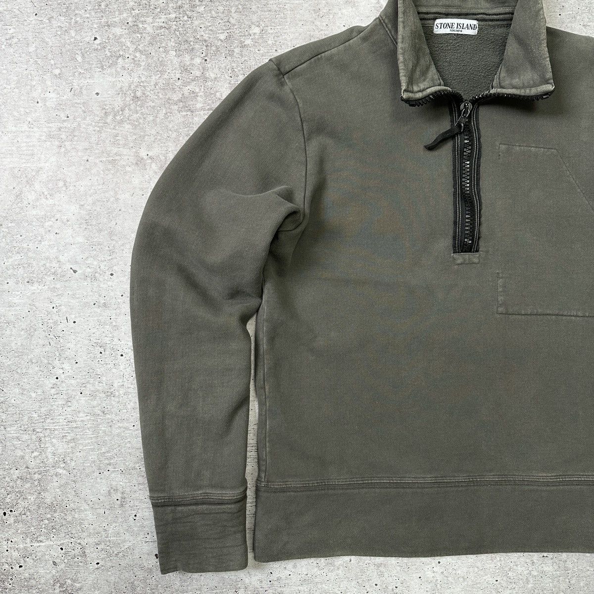 Stone Island Vintage Stone Island Half Zip Sweatshirt 49 Size US L / EU 52-54 / 3 - 2 Thumbnail