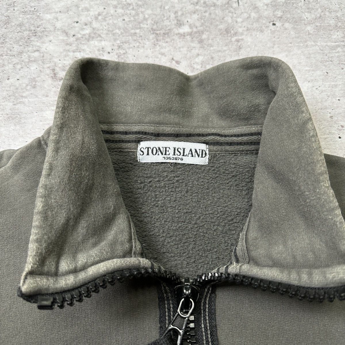 Stone Island Vintage Stone Island Half Zip Sweatshirt 49 Size US L / EU 52-54 / 3 - 7 Thumbnail