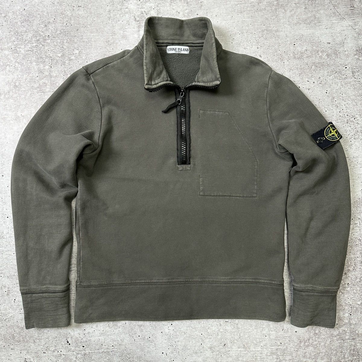 Stone Island Vintage Stone Island Half Zip Sweatshirt 49 Size US L / EU 52-54 / 3 - 1 Thumbnail