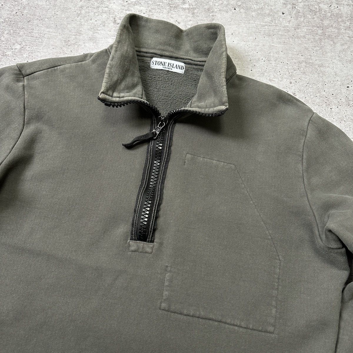 Stone Island Vintage Stone Island Half Zip Sweatshirt 49 Size US L / EU 52-54 / 3 - 6 Thumbnail