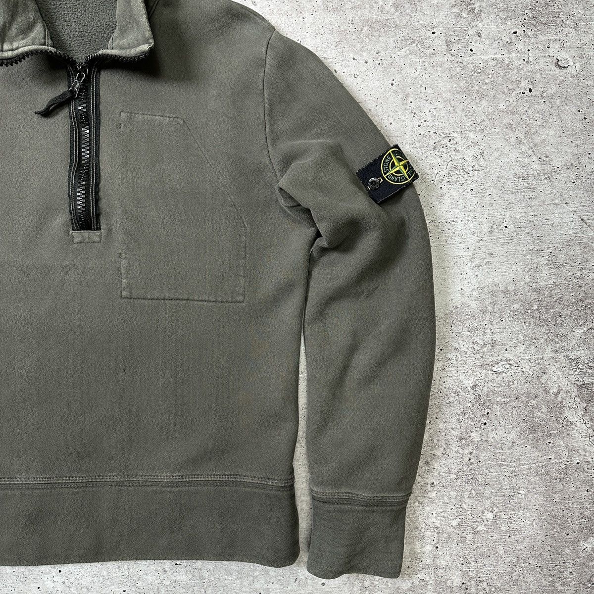 Stone Island Vintage Stone Island Half Zip Sweatshirt 49 Size US L / EU 52-54 / 3 - 3 Thumbnail