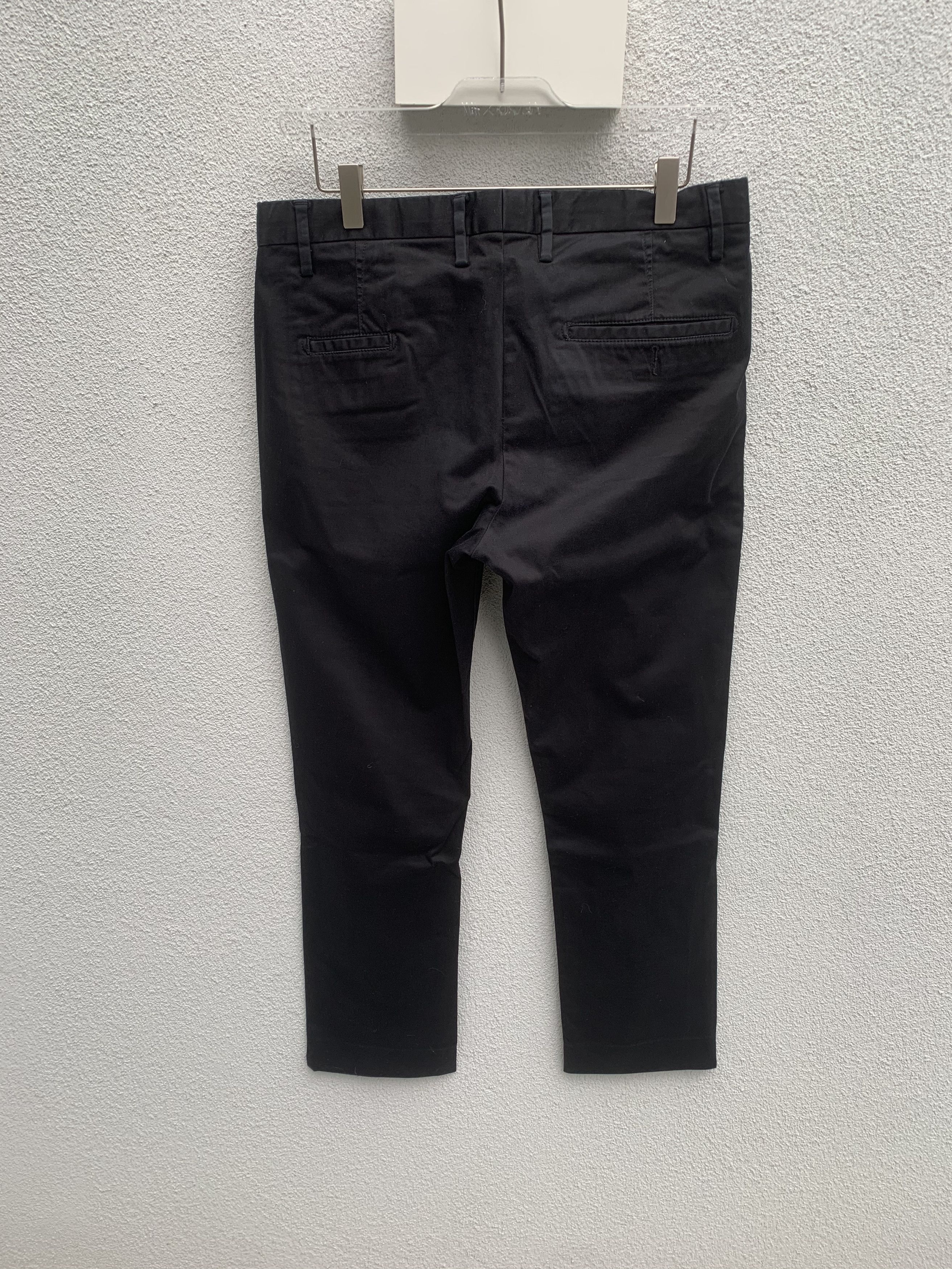 Acne Studios ACNE Studios Black Cotton Trousers Size US 32 / EU 48 - 3 Thumbnail