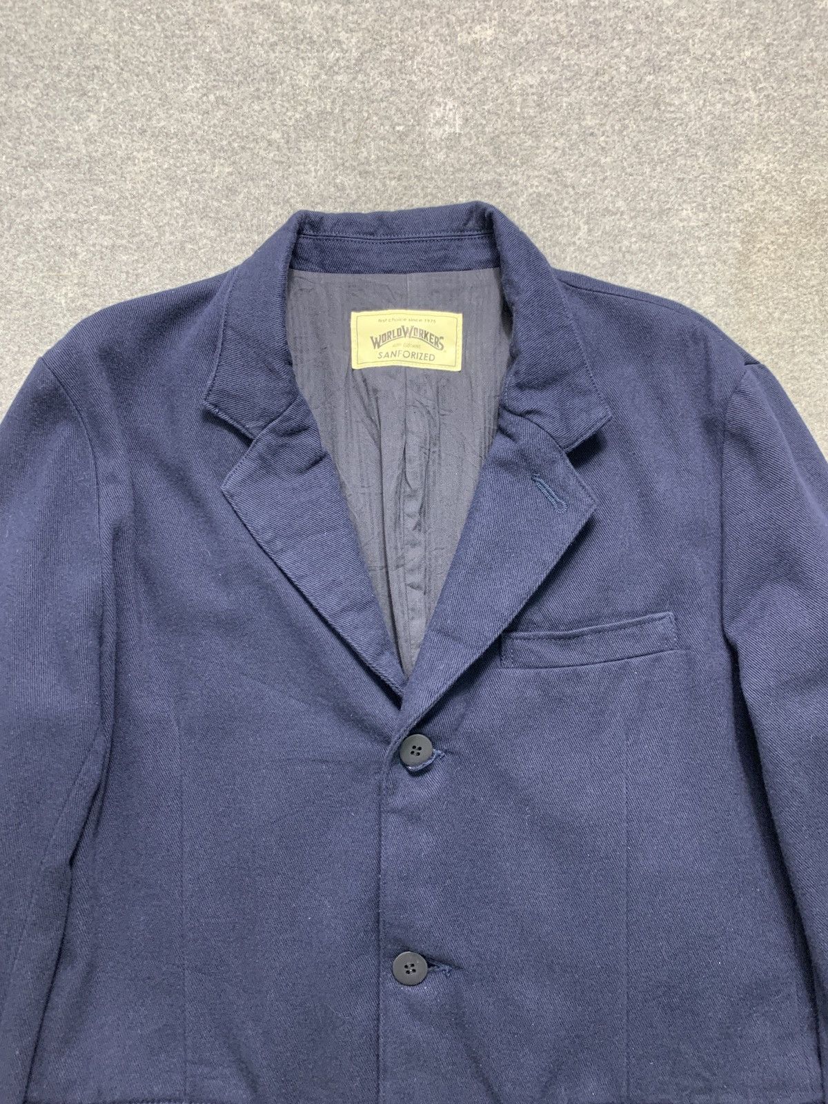 Johnbull × Vintage Vintage 90s John Bull World Workers Sanforized Jacket Size US M / EU 48-50 / 2 - 3 Thumbnail