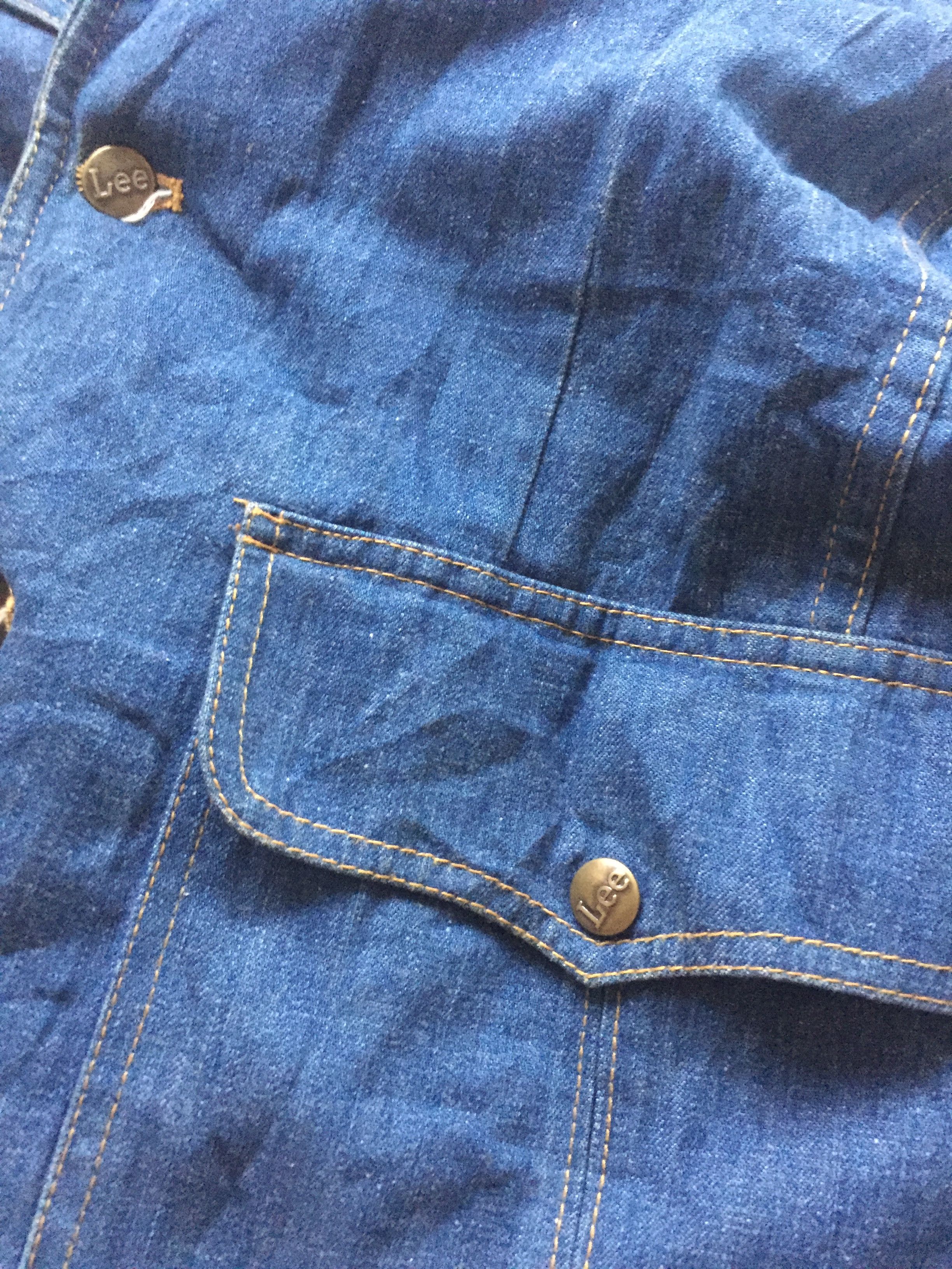 Lee × Vintage Vintage 70s Lee Denim Blazer Jacket Size US S / EU 44-46 / 1 - 5 Thumbnail