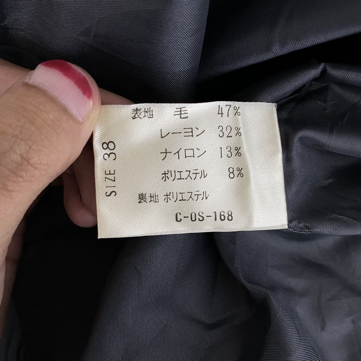 Vintage Vintage ELLE PARIS Button Up Long Grey Parka Jacket Size XS / US 0-2 / IT 36-38 - 5 Thumbnail