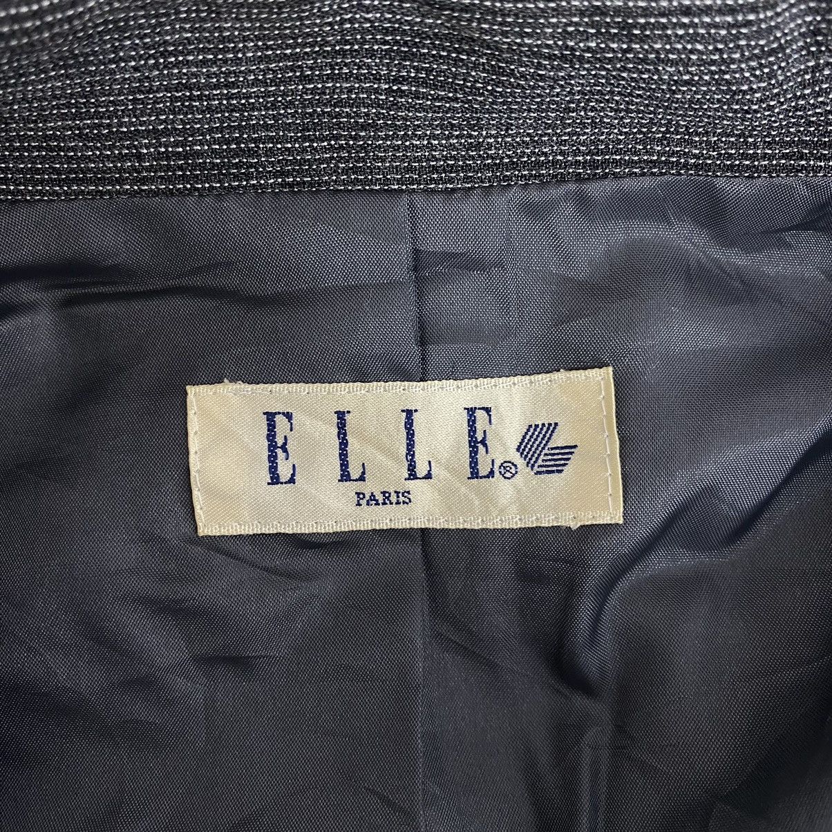 Vintage Vintage ELLE PARIS Button Up Long Grey Parka Jacket Size XS / US 0-2 / IT 36-38 - 3 Thumbnail