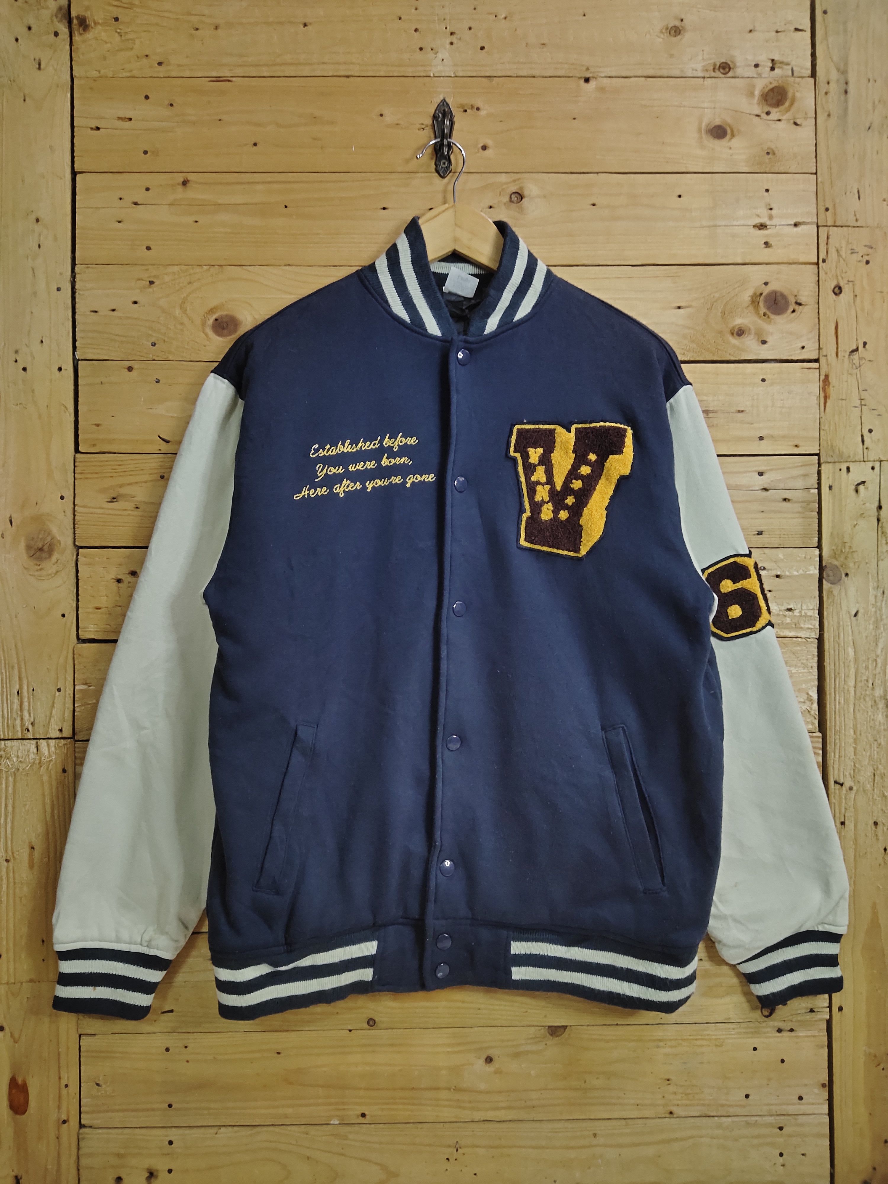 vintage Vans skateboarding varsity jacket