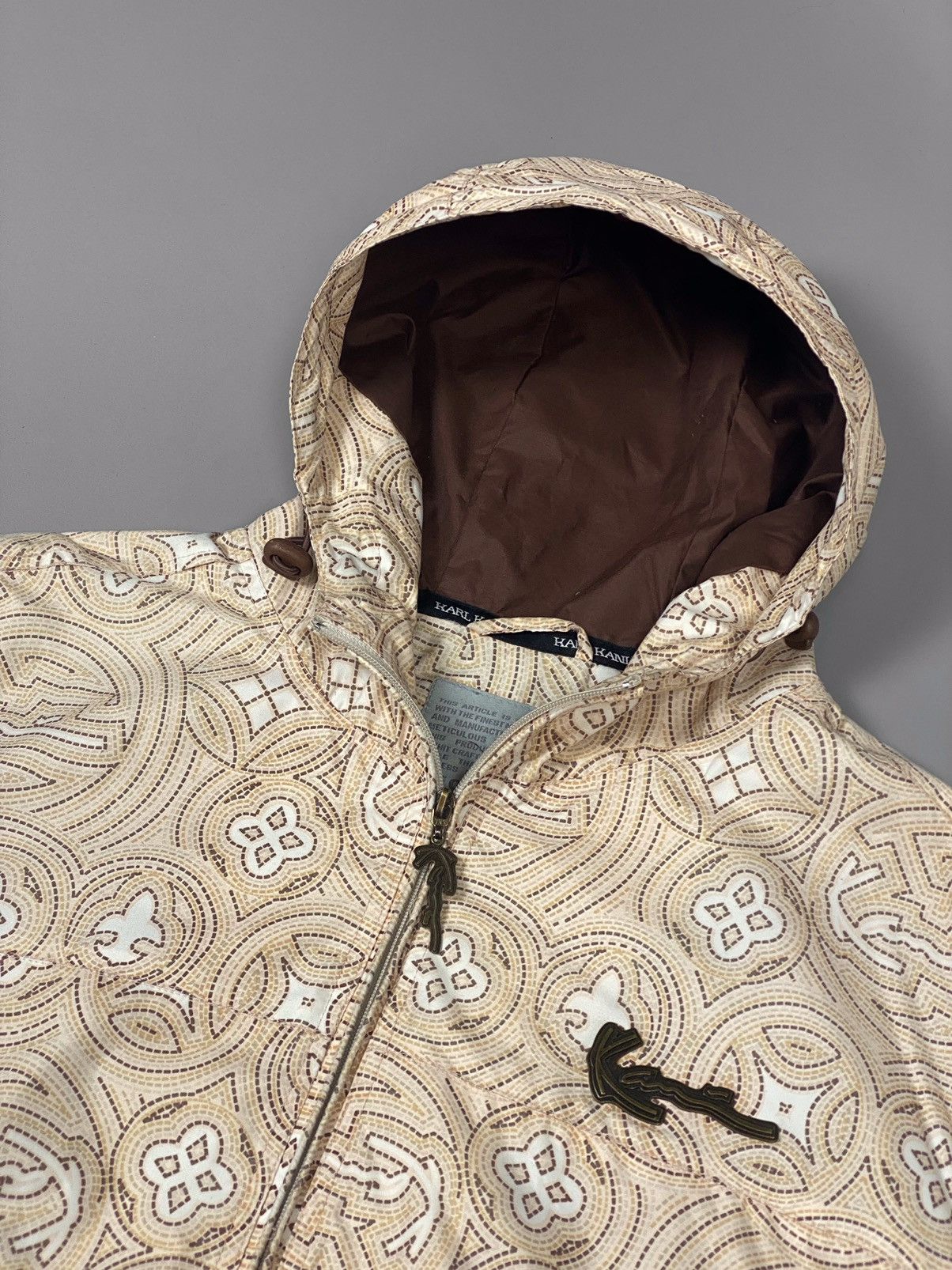 Karl Kani × Vintage Vintage Karl Kani oversized jacket monogram travis style Size US XL / EU 56 / 4 - 2 Thumbnail