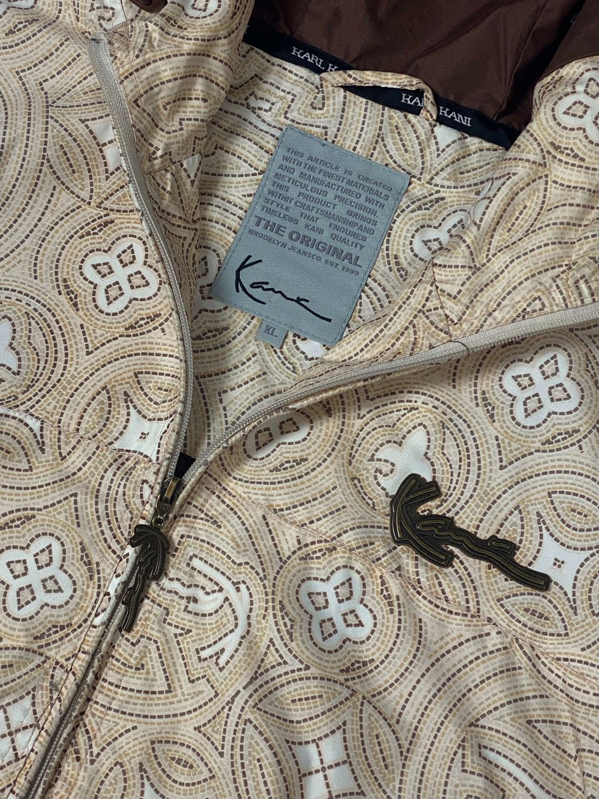 Karl Kani × Vintage Vintage Karl Kani oversized jacket monogram travis style Size US XL / EU 56 / 4 - 5 Thumbnail