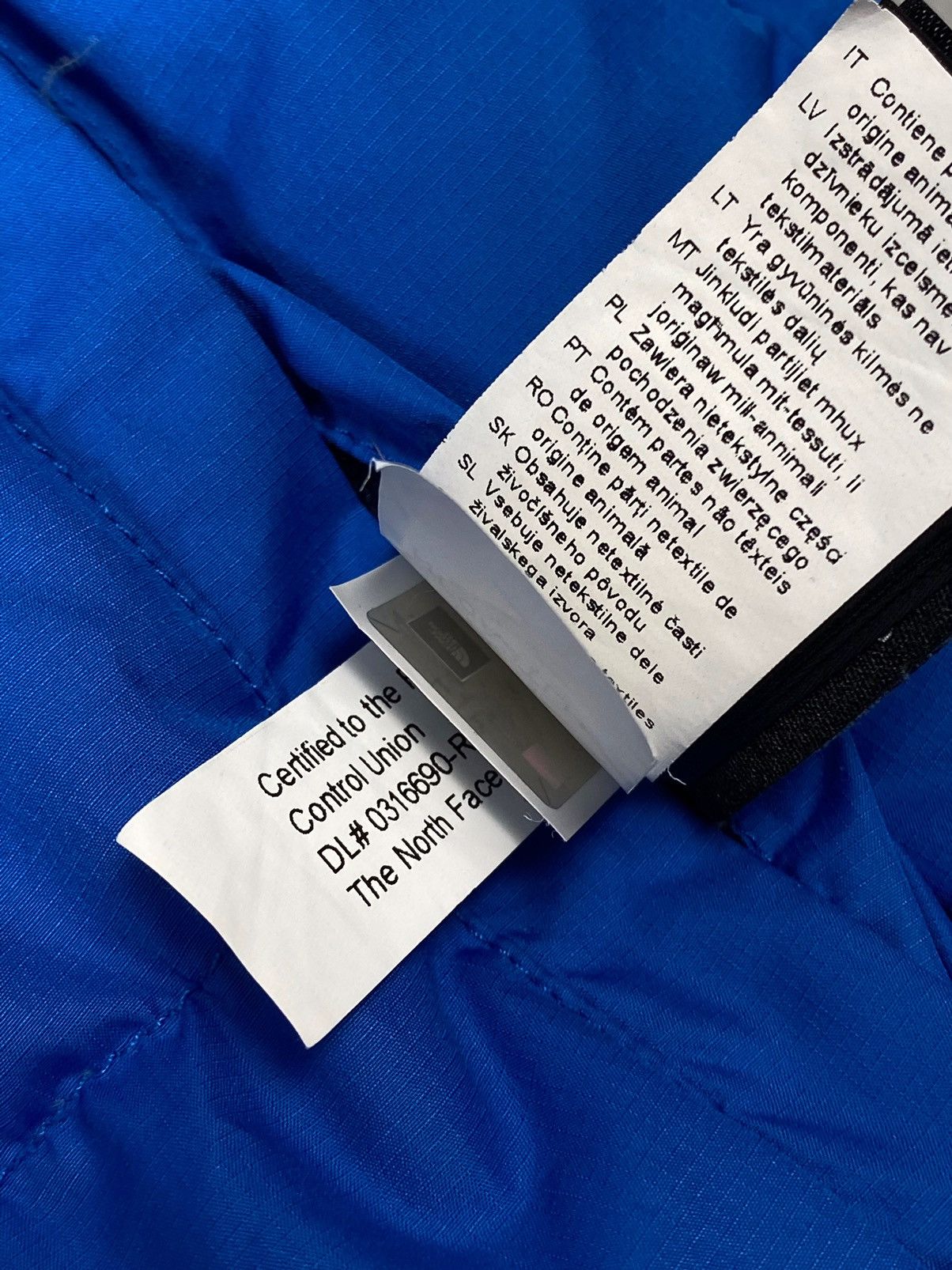 The north face reversible down jacket 550