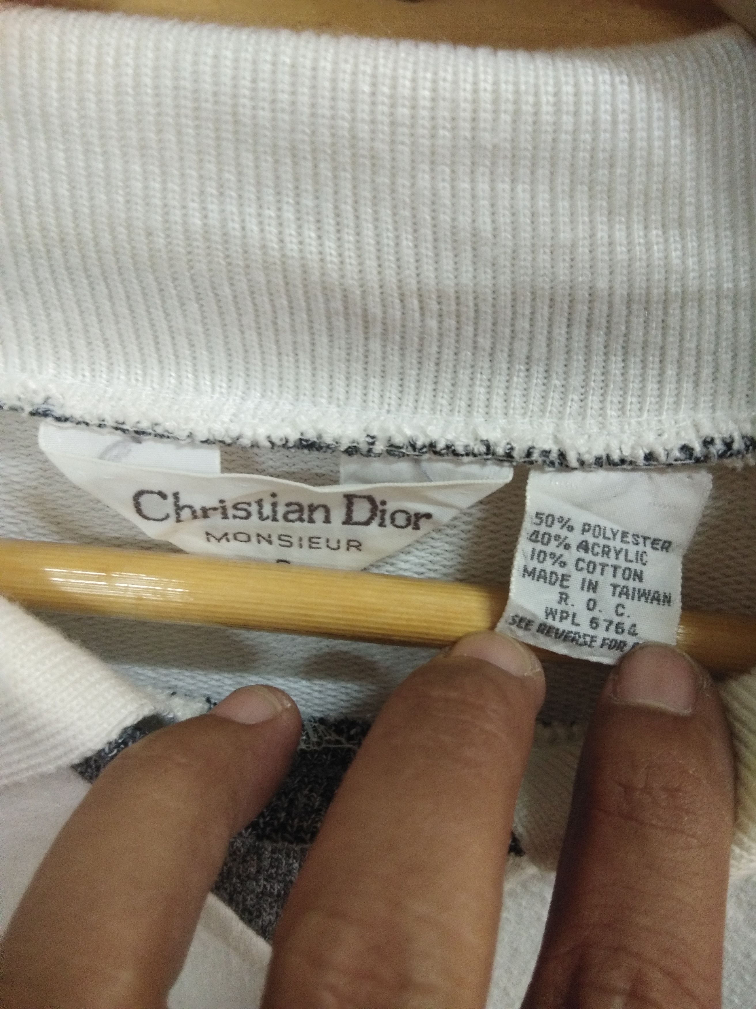 Christian Dior Monsieur CHRISTIAN DIOR MONSIEUR collared sweatshirt Size US M / EU 48-50 / 2 - 4 Thumbnail