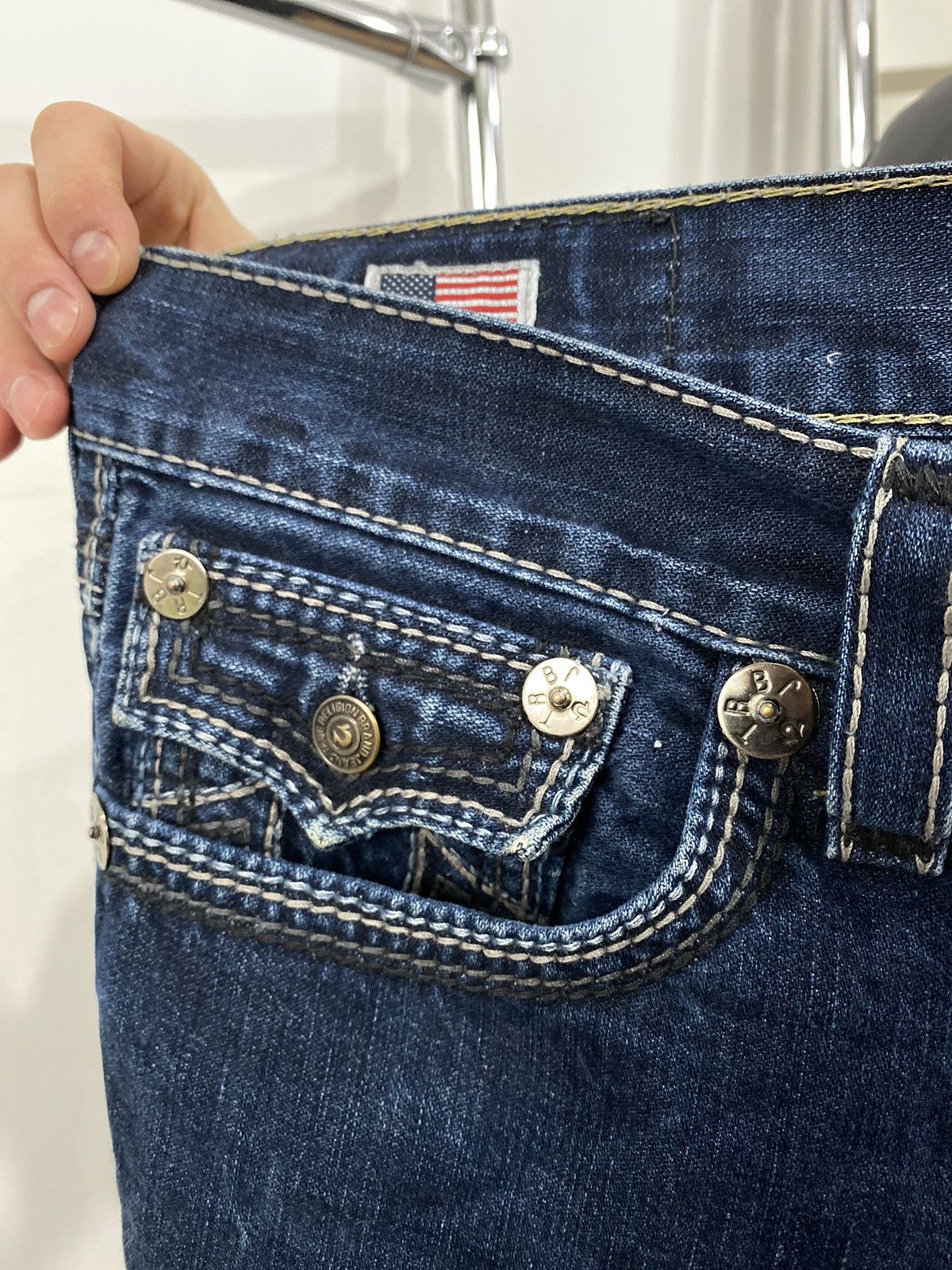 True Religion × Vintage Vintage True Religion Ricky Denim Pants Size US 36 / EU 52 - 9 Thumbnail