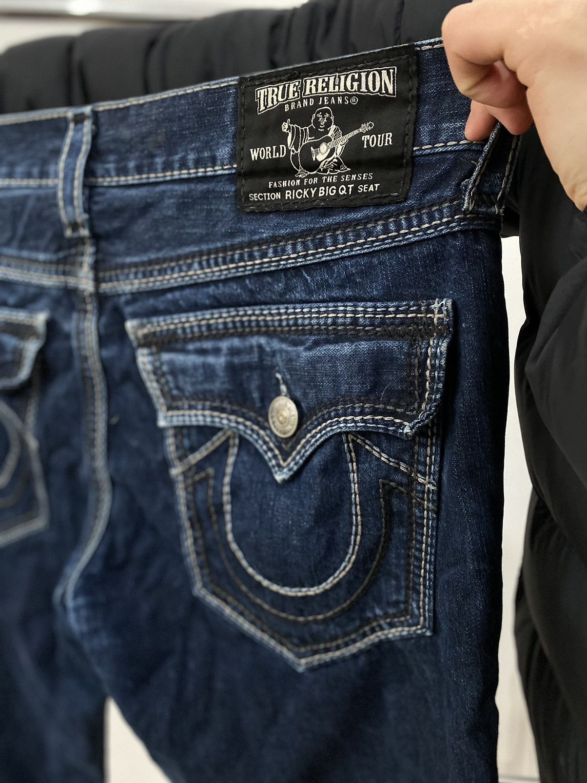 True Religion × Vintage Vintage True Religion Ricky Denim Pants Size US 36 / EU 52 - 4 Thumbnail