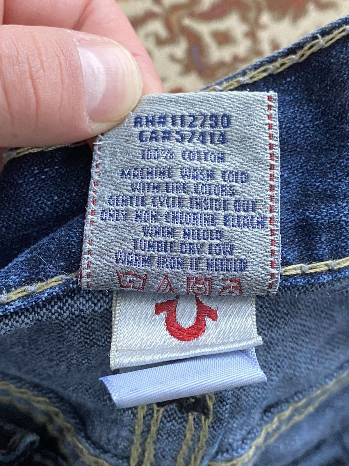 True Religion × Vintage Vintage True Religion Ricky Denim Pants Size US 36 / EU 52 - 13 Thumbnail