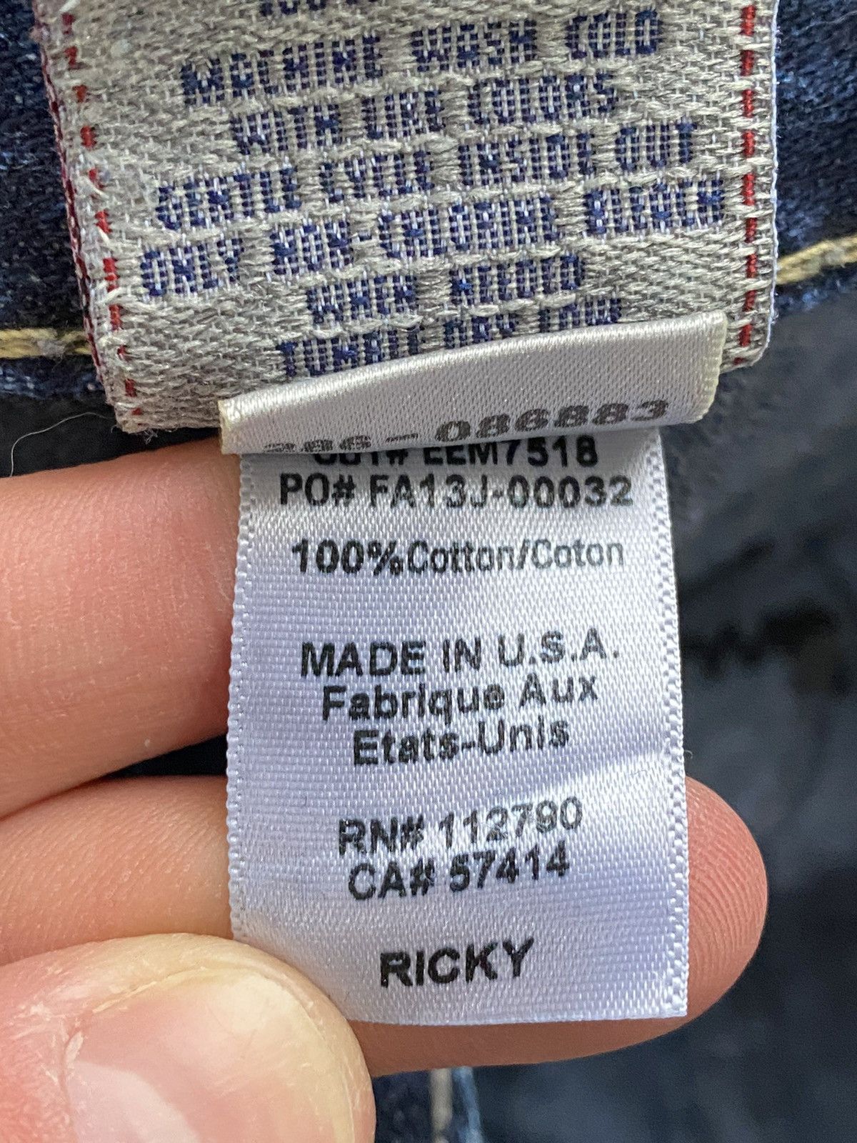 True Religion × Vintage Vintage True Religion Ricky Denim Pants Size US 36 / EU 52 - 14 Thumbnail