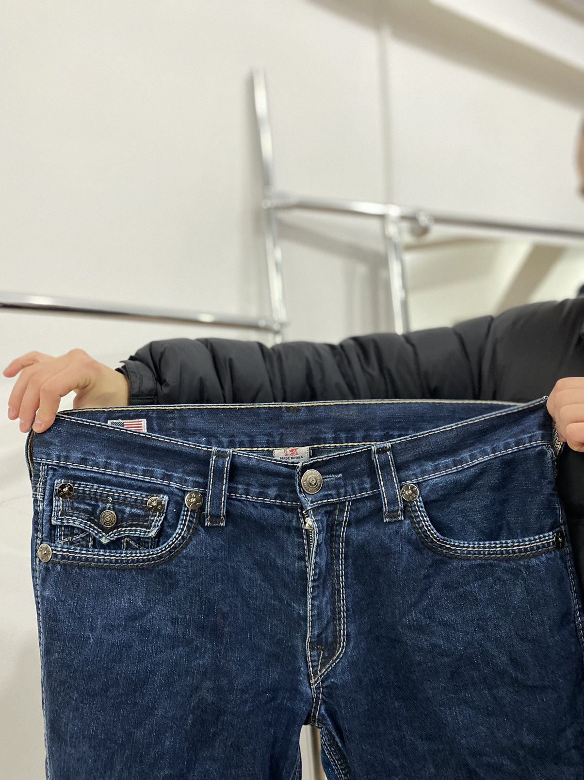 True Religion × Vintage Vintage True Religion Ricky Denim Pants Size US 36 / EU 52 - 7 Thumbnail