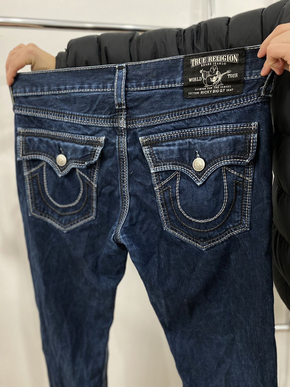 True Religion × Vintage Vintage True Religion Ricky Denim Pants Size US 36 / EU 52 - 3 Thumbnail
