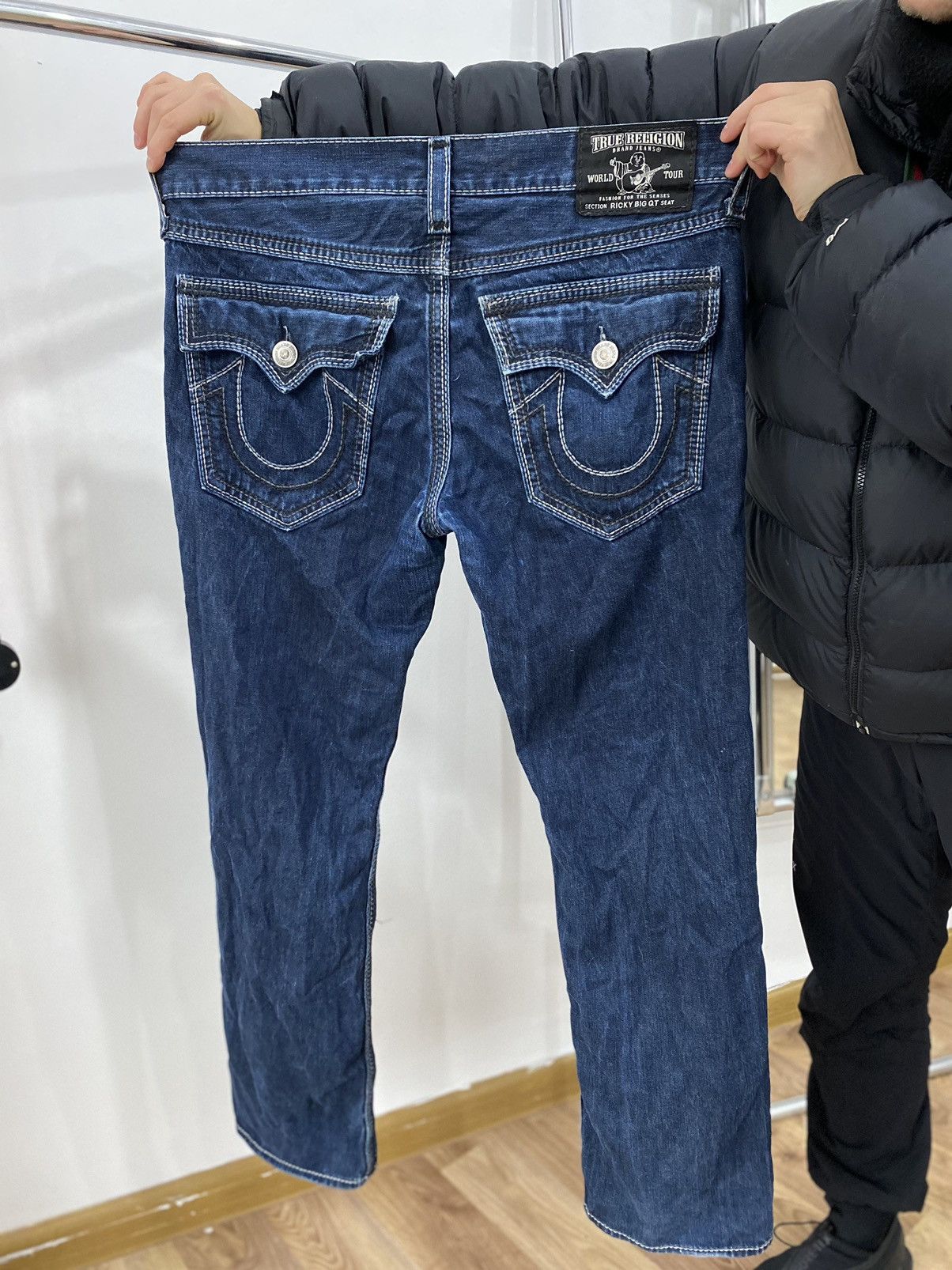 True Religion × Vintage Vintage True Religion Ricky Denim Pants Size US 36 / EU 52 - 1 Thumbnail
