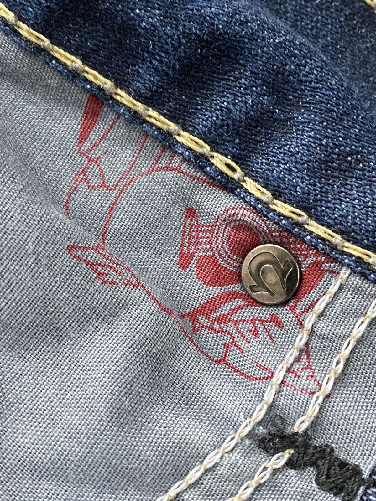True Religion × Vintage Vintage True Religion Ricky Denim Pants Size US 36 / EU 52 - 15 Thumbnail