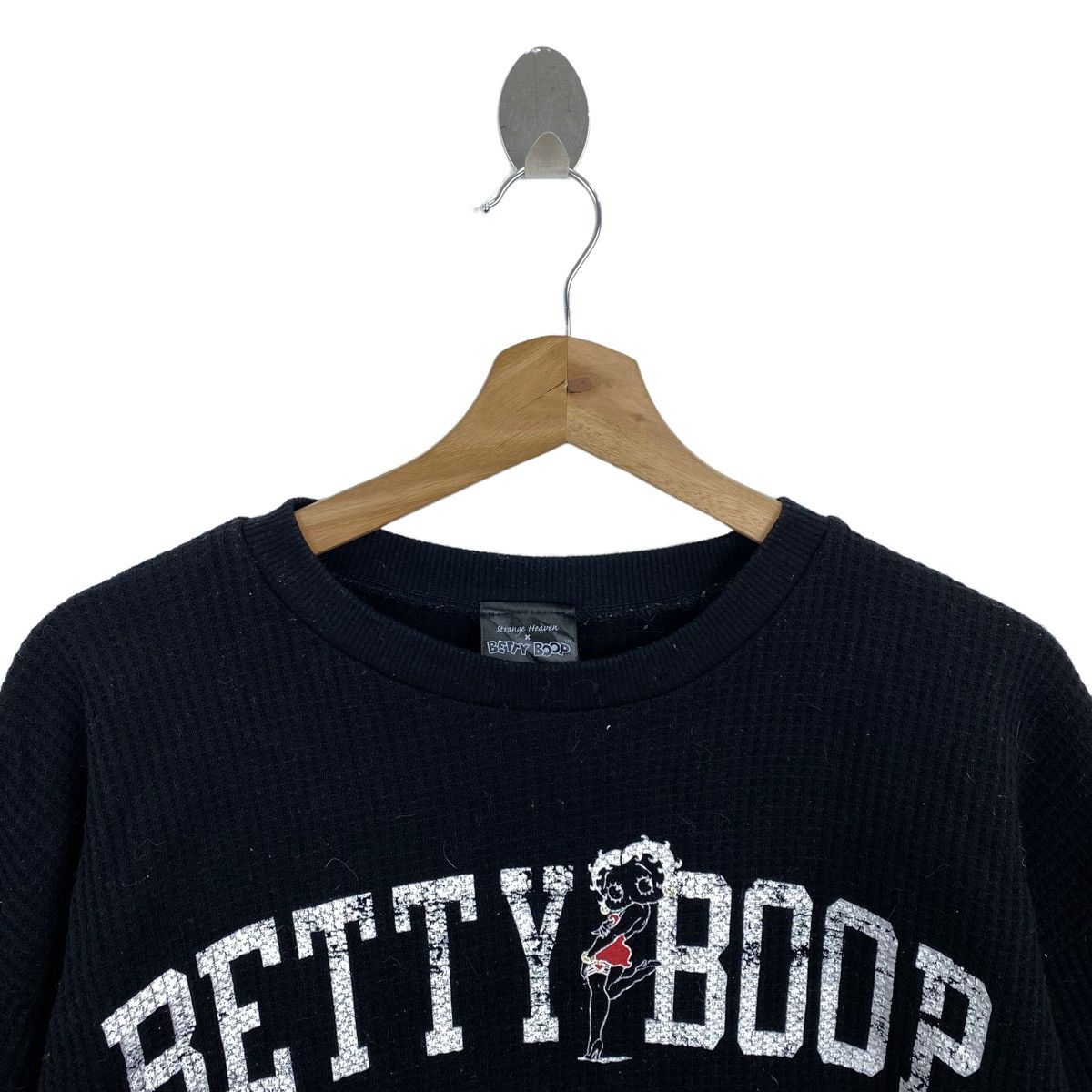 Vintage STRANGE HEAVEN X Betty Boop Printed Logo Long Three Quater Size L / US 10 / IT 46 - 2 Thumbnail