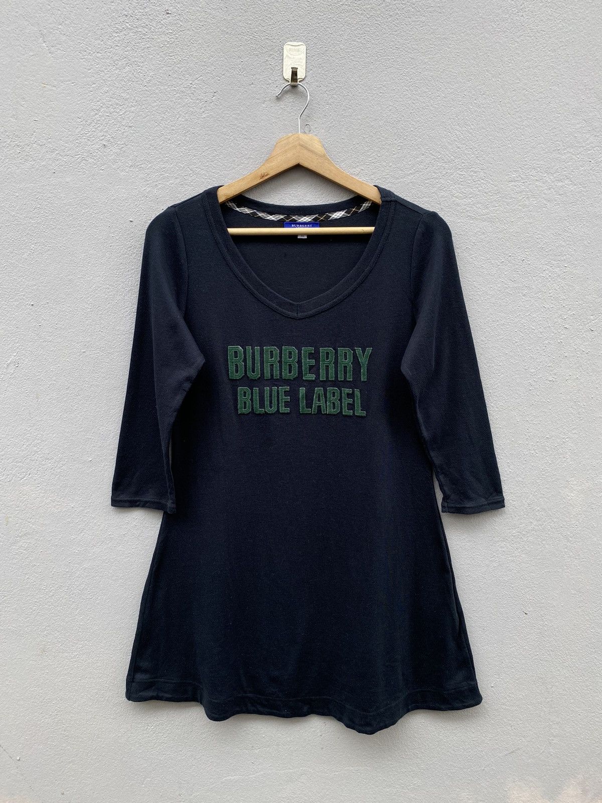 Burberry × Burberry Prorsum Burberry Black Label Script Out Logo Dress Size XS / US 0-2 / IT 36-38 - 2 Thumbnail