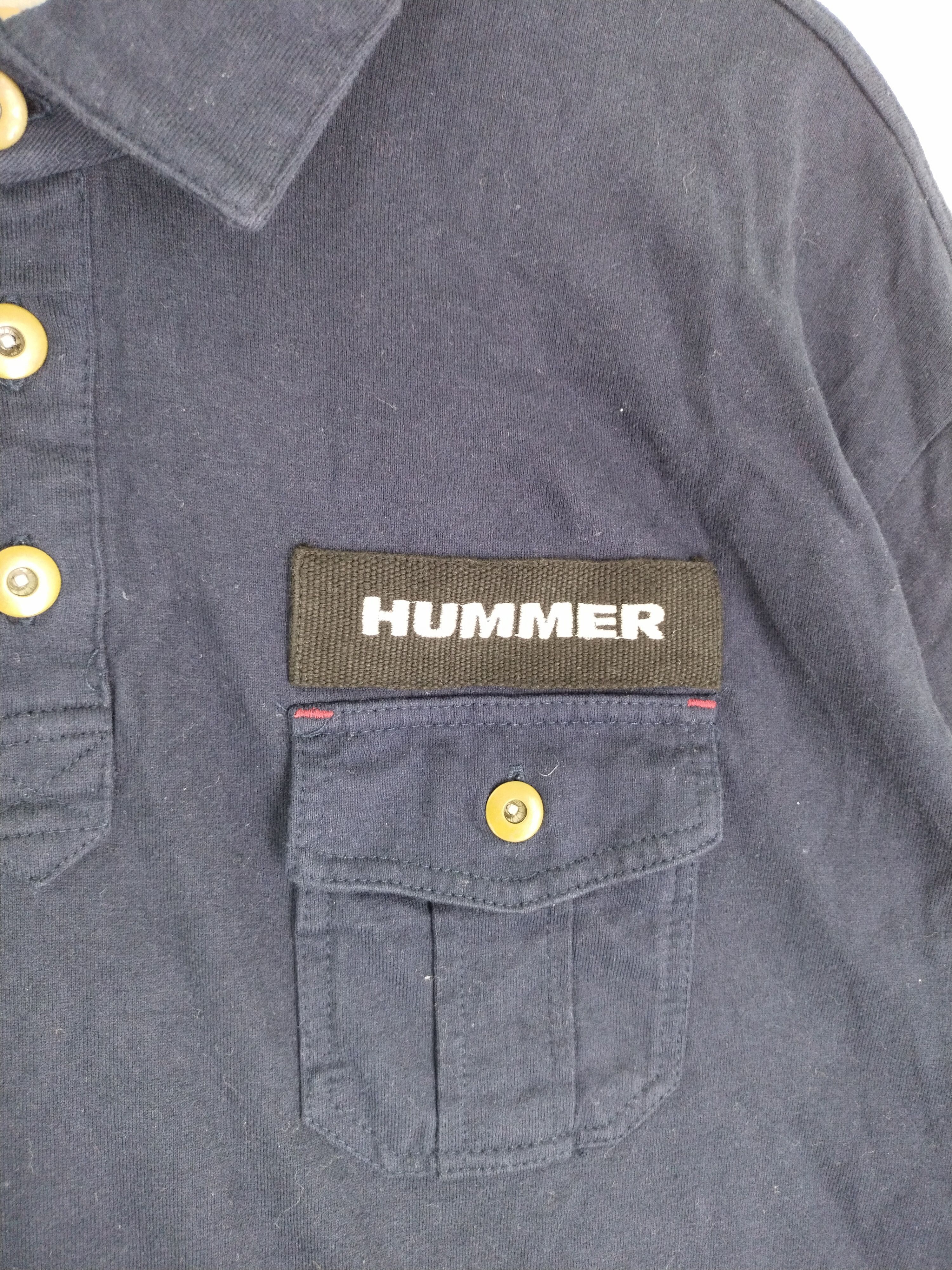 Japanese Brand VINTAGE HUMMER H1 ALPHA COLAR T SHIRT TEE Size US L / EU 52-54 / 3 - 5 Thumbnail