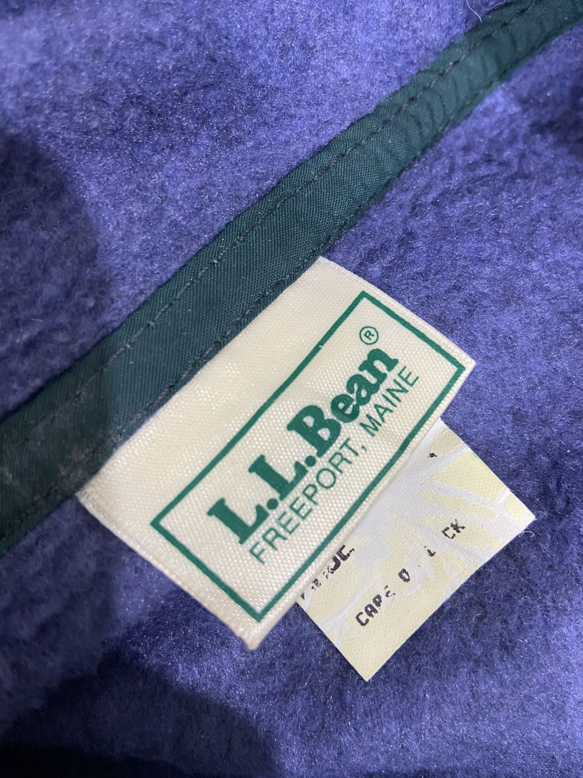 L.L. Bean Vintage L.L Bean Snap Button Half Fleece Jacket Size US XL / EU 56 / 4 - 6 Thumbnail