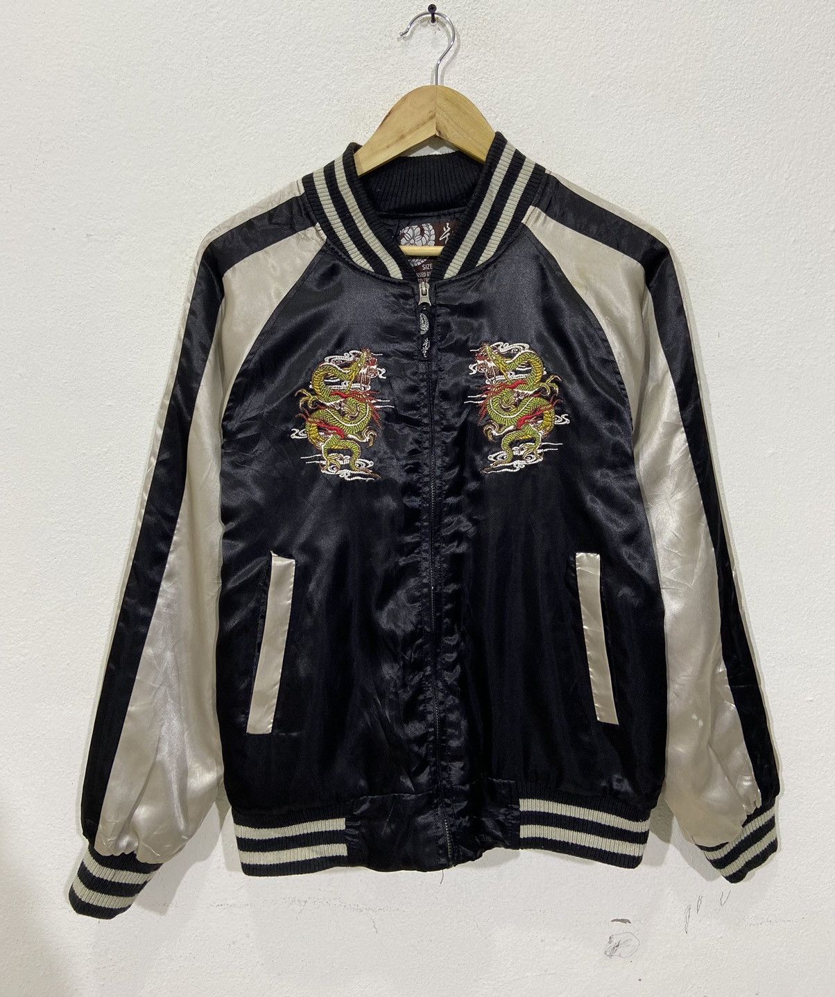 Japanese Brand × Vintage Vintage Studio Hiro Dragon Jacket Sukajan Fuji Tokyo Size US M / EU 48-50 / 2 - 2 Thumbnail