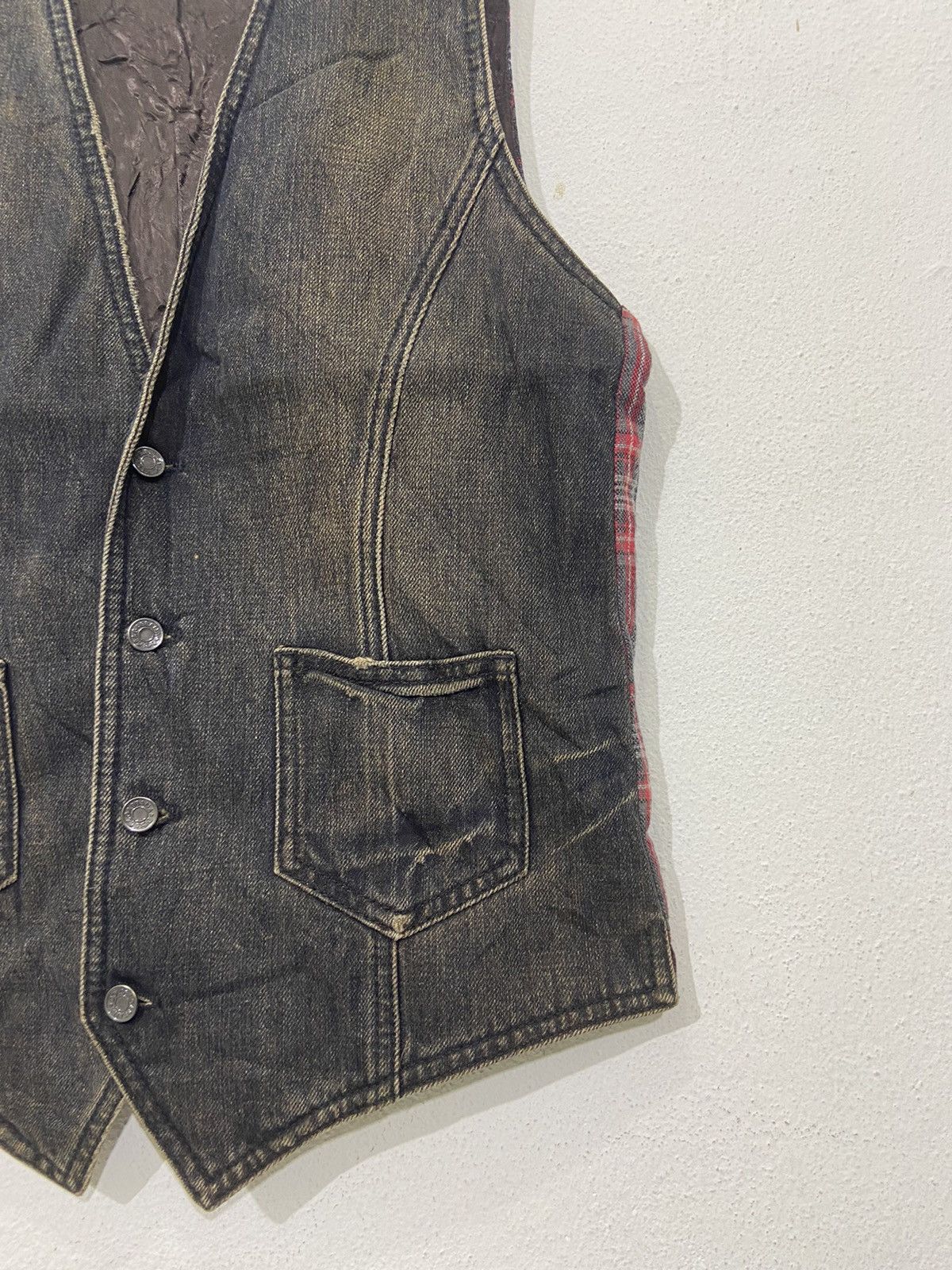 Dolce & Gabbana Dolce Gabbana Jeans Denim Outerwear Vest Size S / US 4 / IT 40 - 4 Thumbnail