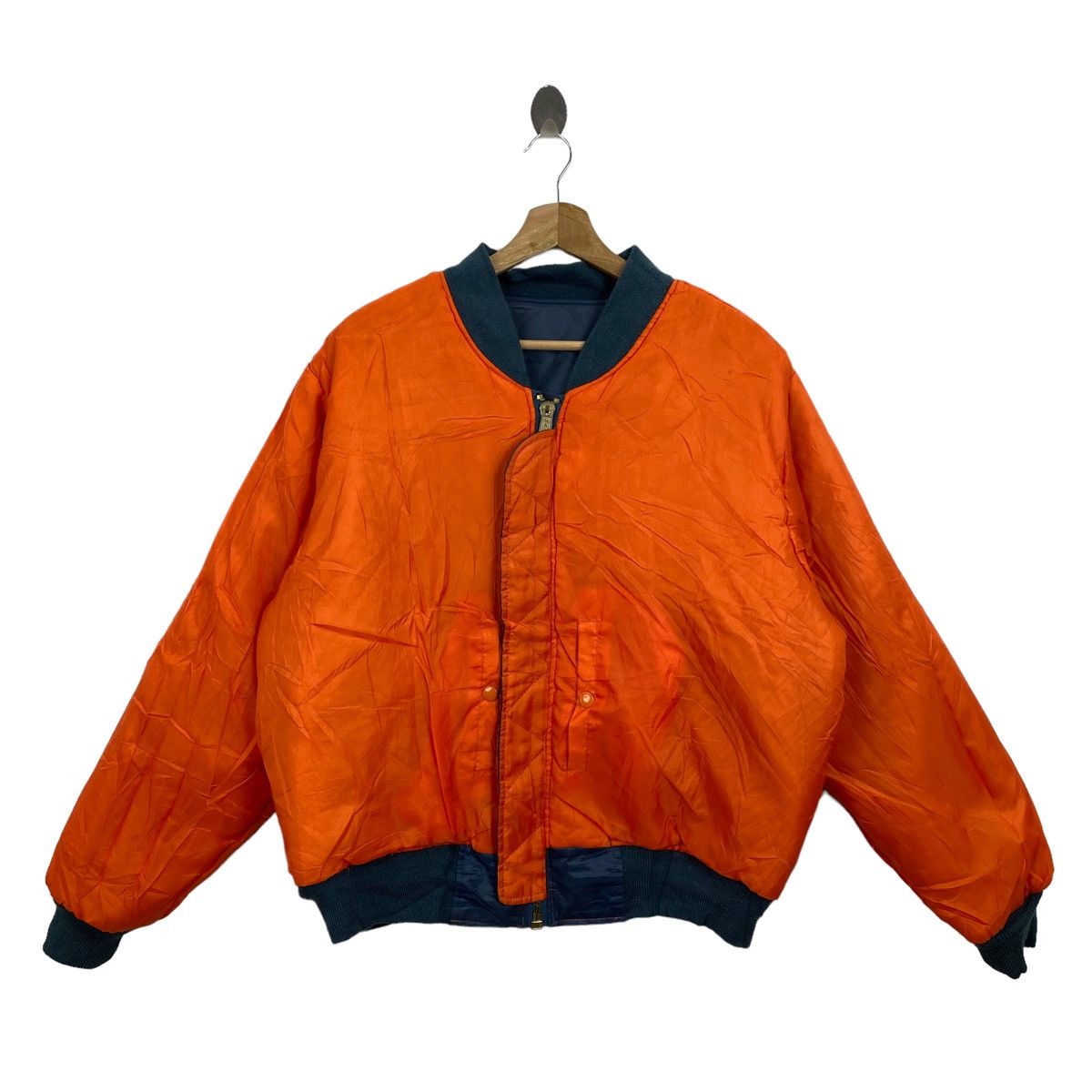Rothco Vintage ROTHCO Reversible Flight Military Navy Bomber Jacket Size US XL / EU 56 / 4 - 3 Thumbnail
