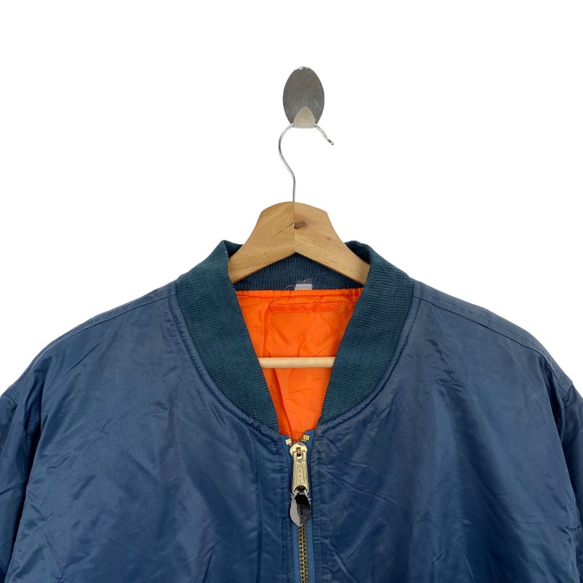 Rothco Vintage ROTHCO Reversible Flight Military Navy Bomber Jacket Size US XL / EU 56 / 4 - 2 Thumbnail