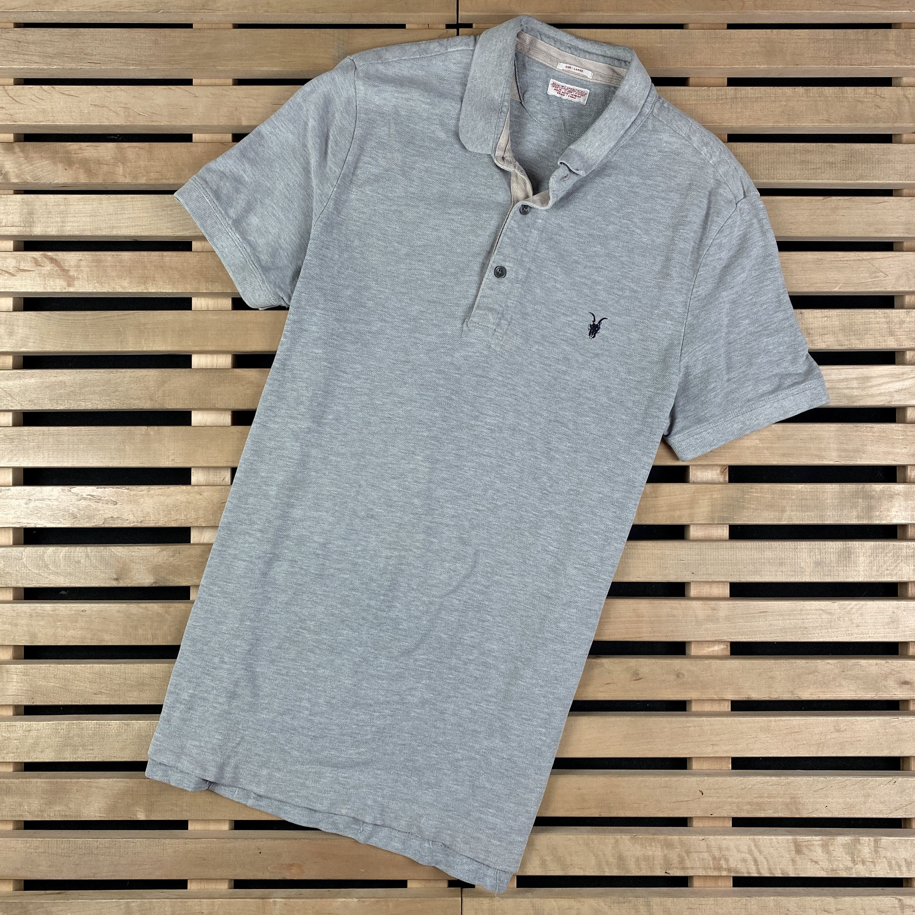 Allsaints Mens Polo T-Shirt Allsaints Size L Size US L / EU 52-54 / 3 - 1 Thumbnail