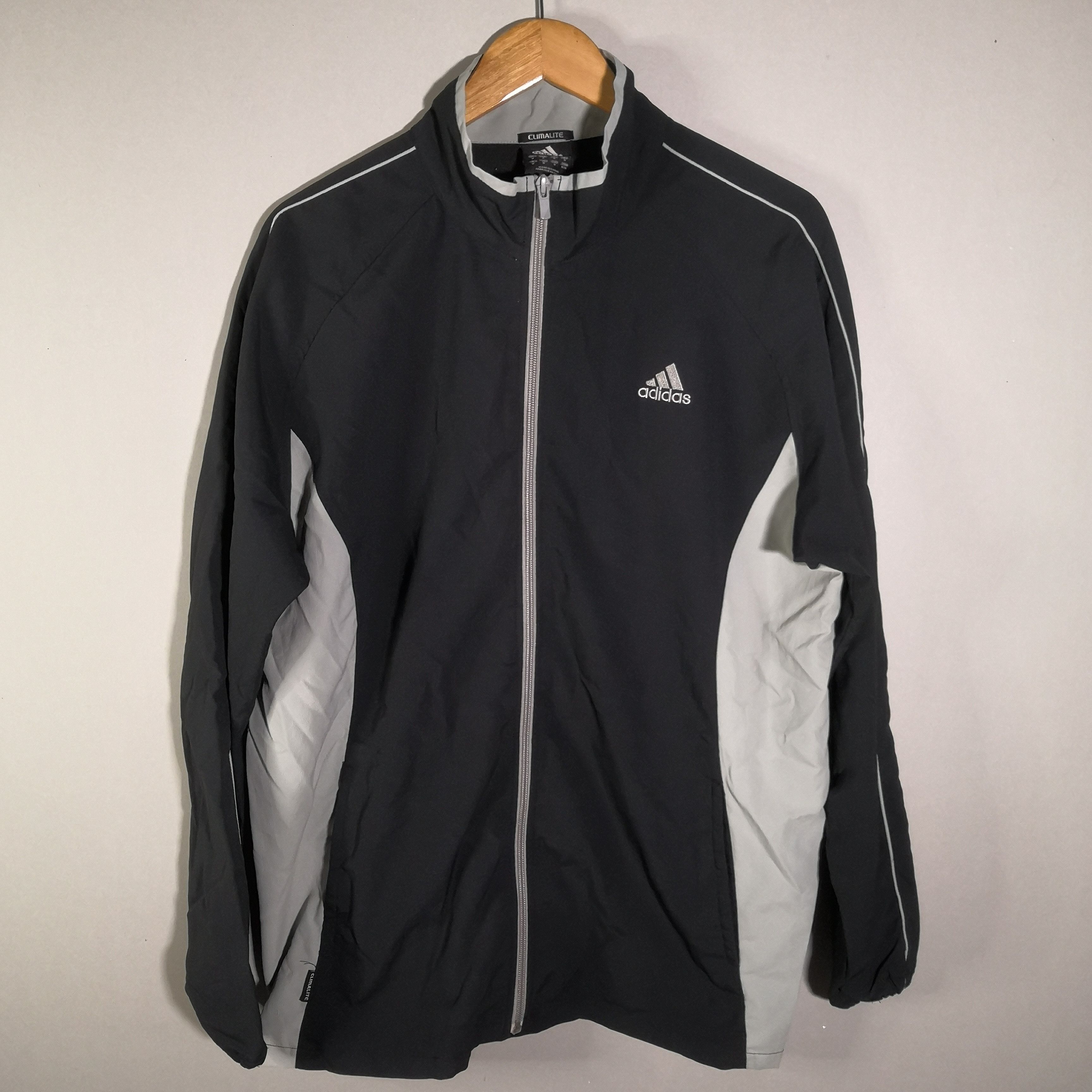 Adidas Adidas Clima Lite Black White Men Zipper Light Jacket Zipper ...