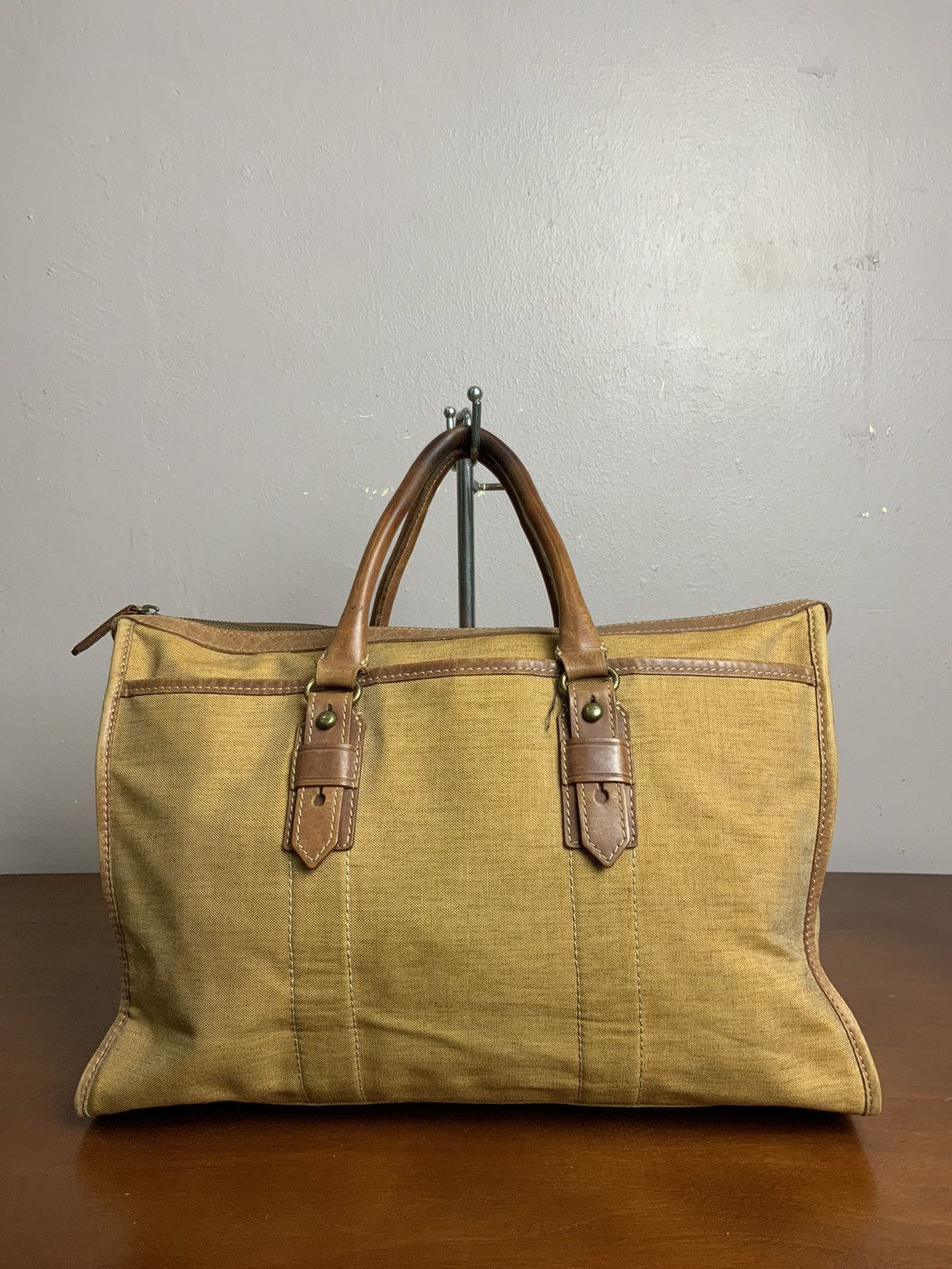 Takeo Kikuchi Vintage Takeo Kikuchi Leather Japan hand carry Bag Size ONE SIZE - 2 Thumbnail