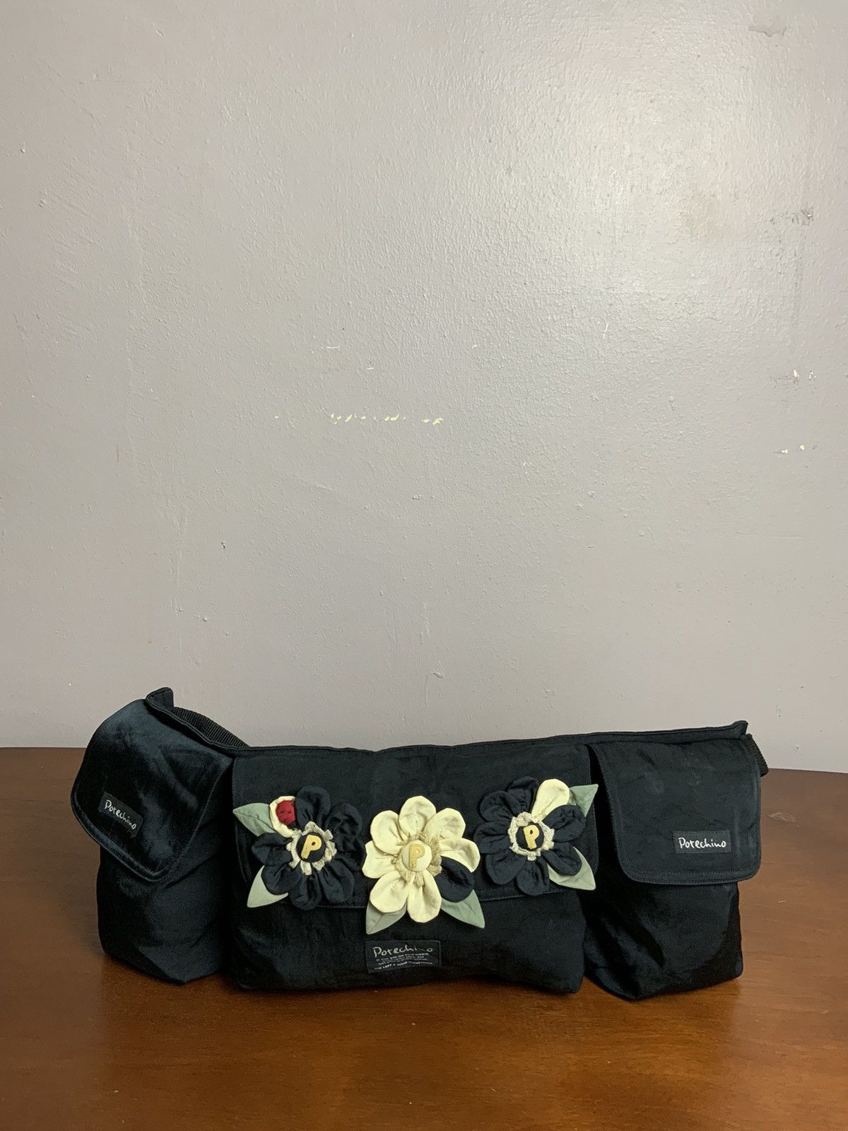 Japanese Brand Potechino Multipocket Waist bag Murakami Kapital Style 🔥 Size ONE SIZE - 2 Thumbnail