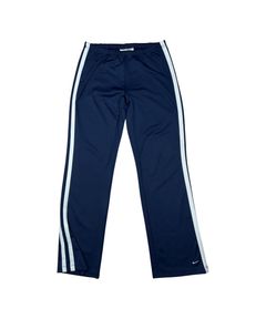 Zelos Mens Blue Slash Pockets Straight Leg Activewear Track Pants Size XL