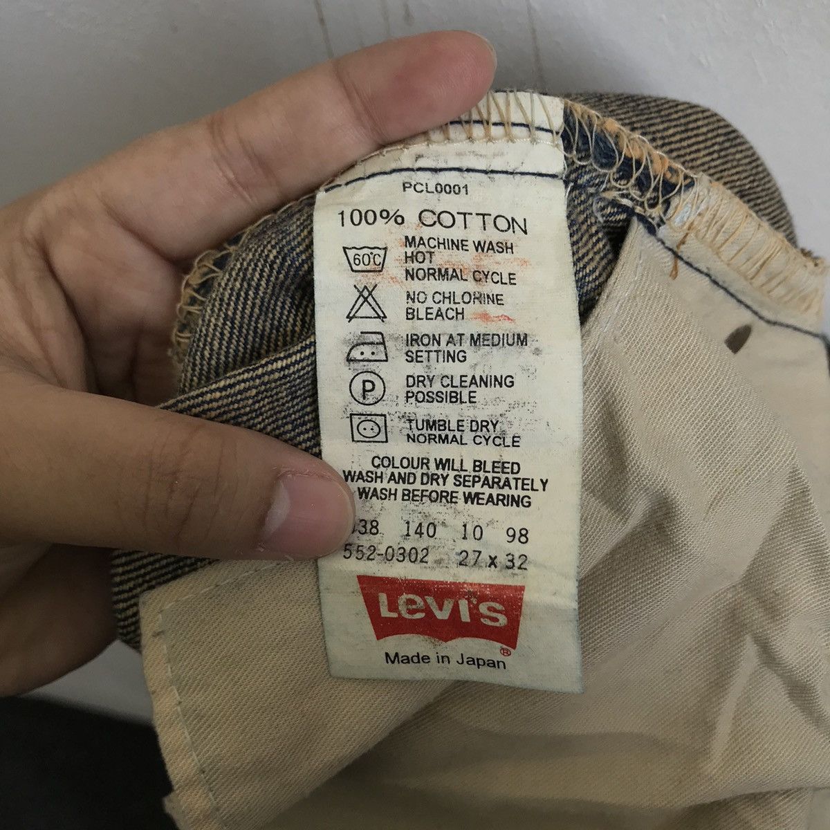 Undercover Levis Lot 522 Made in Japan Denim Jeans Size US 29 - 8 Thumbnail