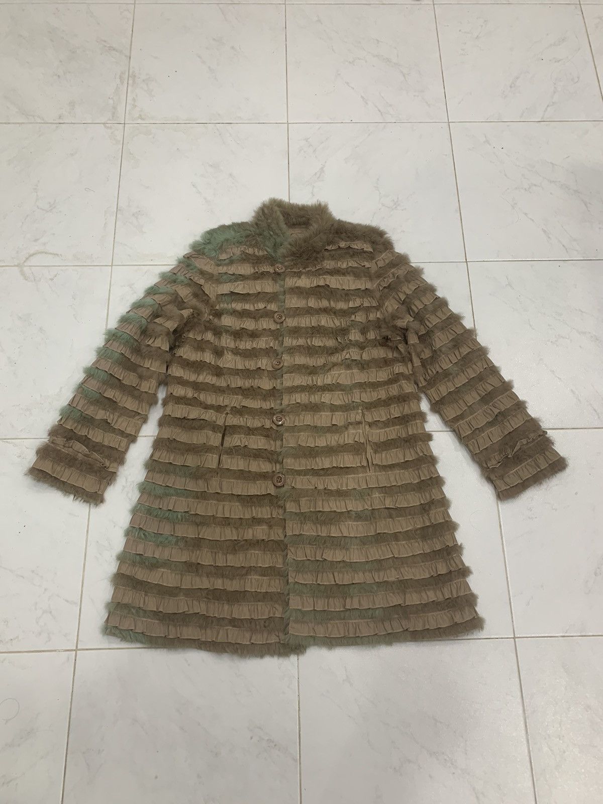 Japanese Brand Unbrand Textured Fur Yohji Style Jacket Size US M / EU 48-50 / 2 - 6 Thumbnail