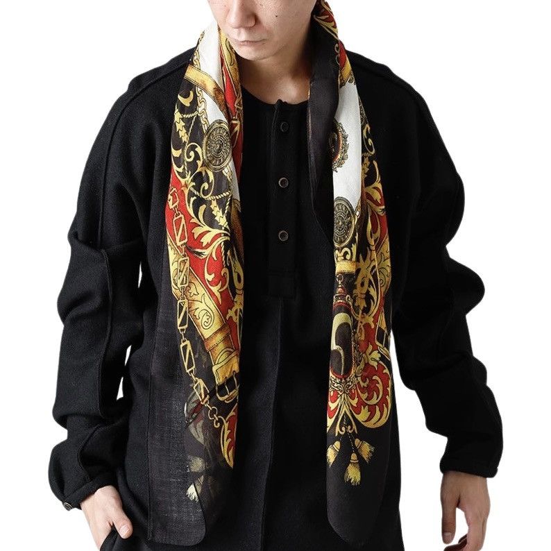 Yohji Yamamoto NWT Ground Y AW21-22 Rayon Scarf Size ONE SIZE - 11 Thumbnail