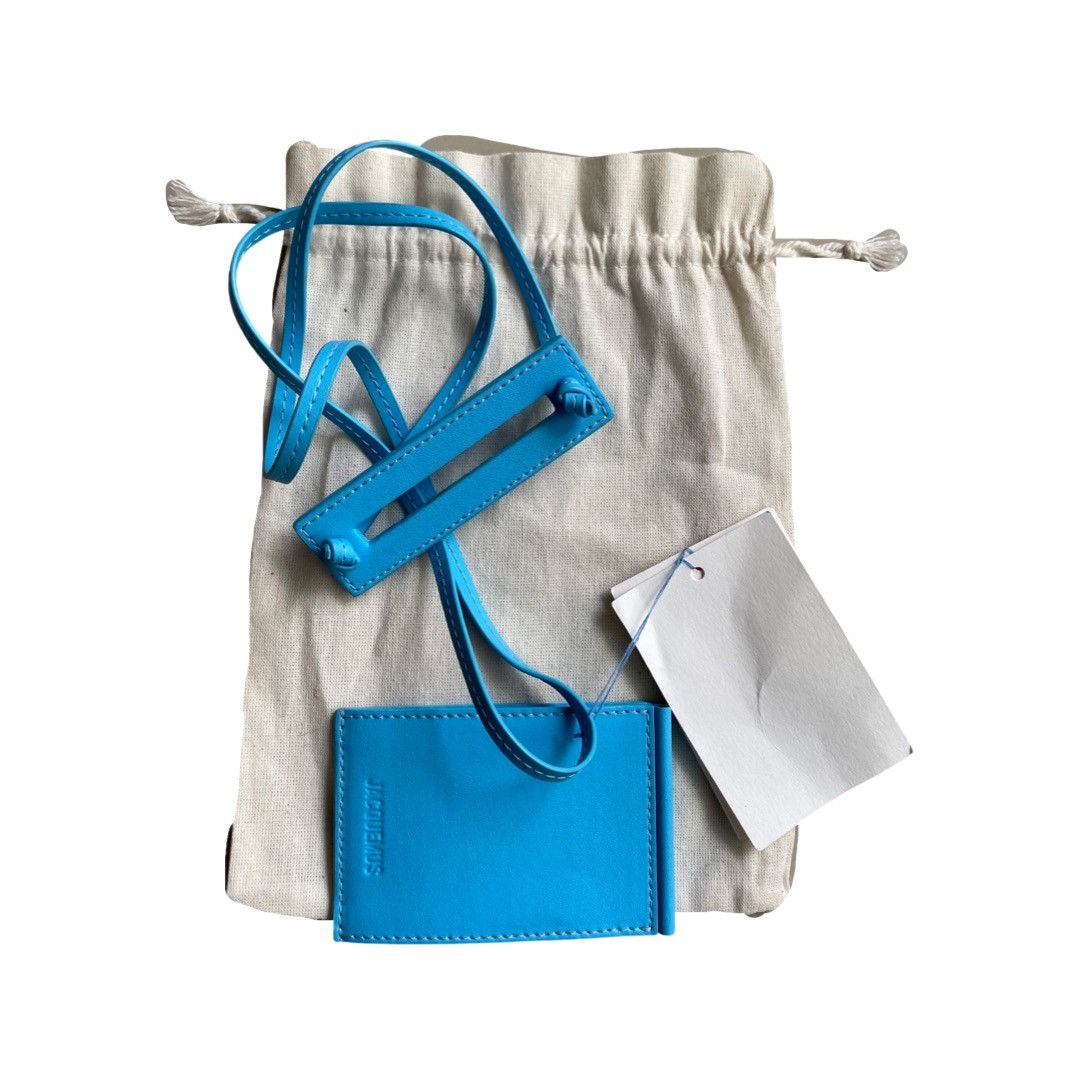 Jacquemus Jacquemus Blue Le Porte Terra Cardholder Size ONE SIZE - 3 Thumbnail