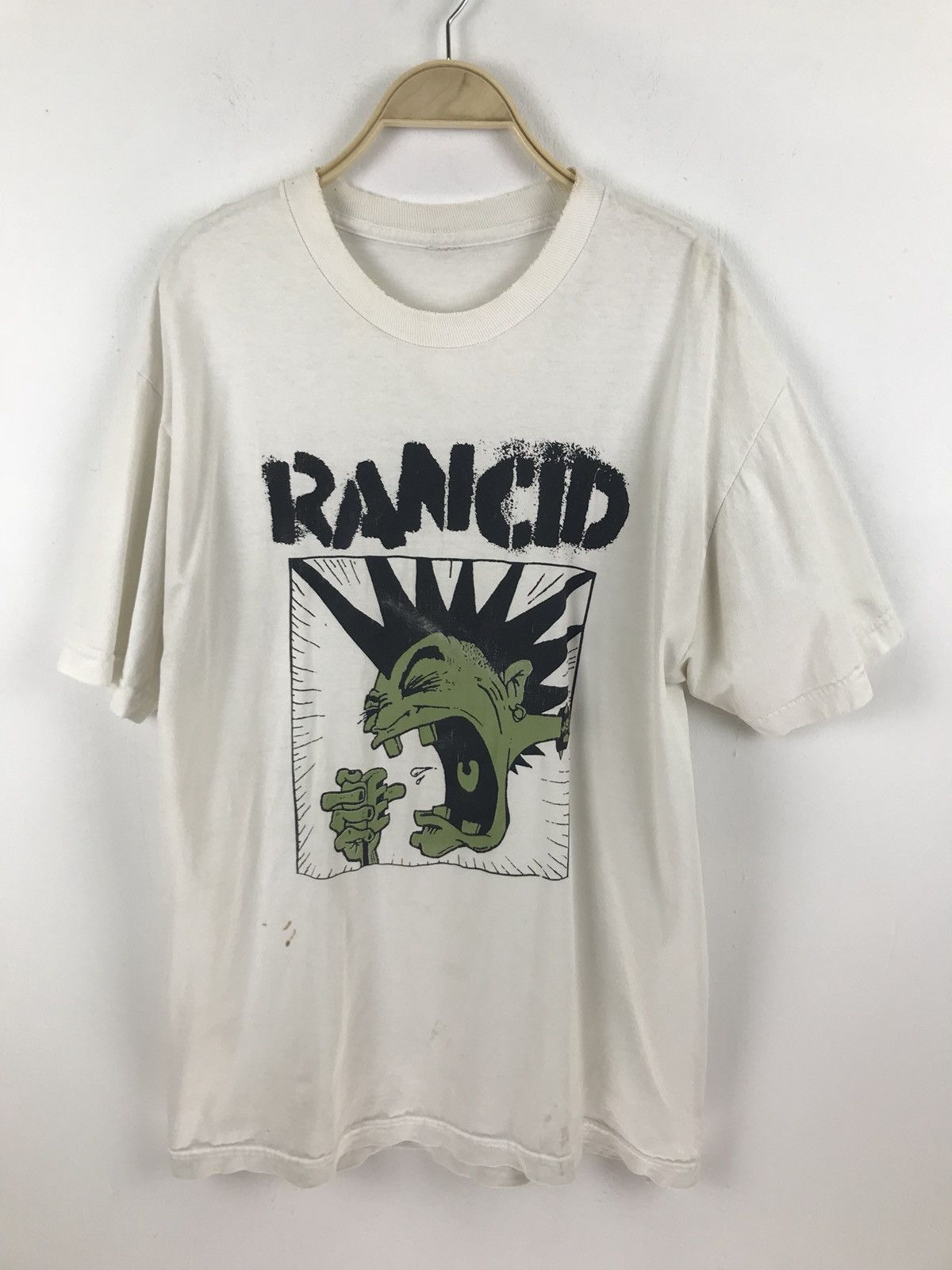Band Tees × Vintage Vintage Rancid Punk Band Distressed Shirt Size US L / EU 52-54 / 3 - 1 Thumbnail
