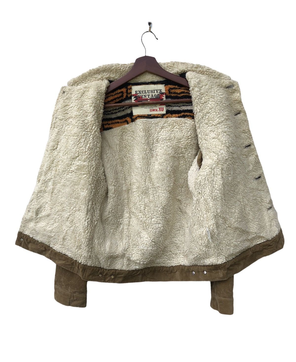 Edwin 📣Japanese Brand Edwin Trucker Corduroy Sherpa Inner Jacket Size US M / EU 48-50 / 2 - 3 Thumbnail