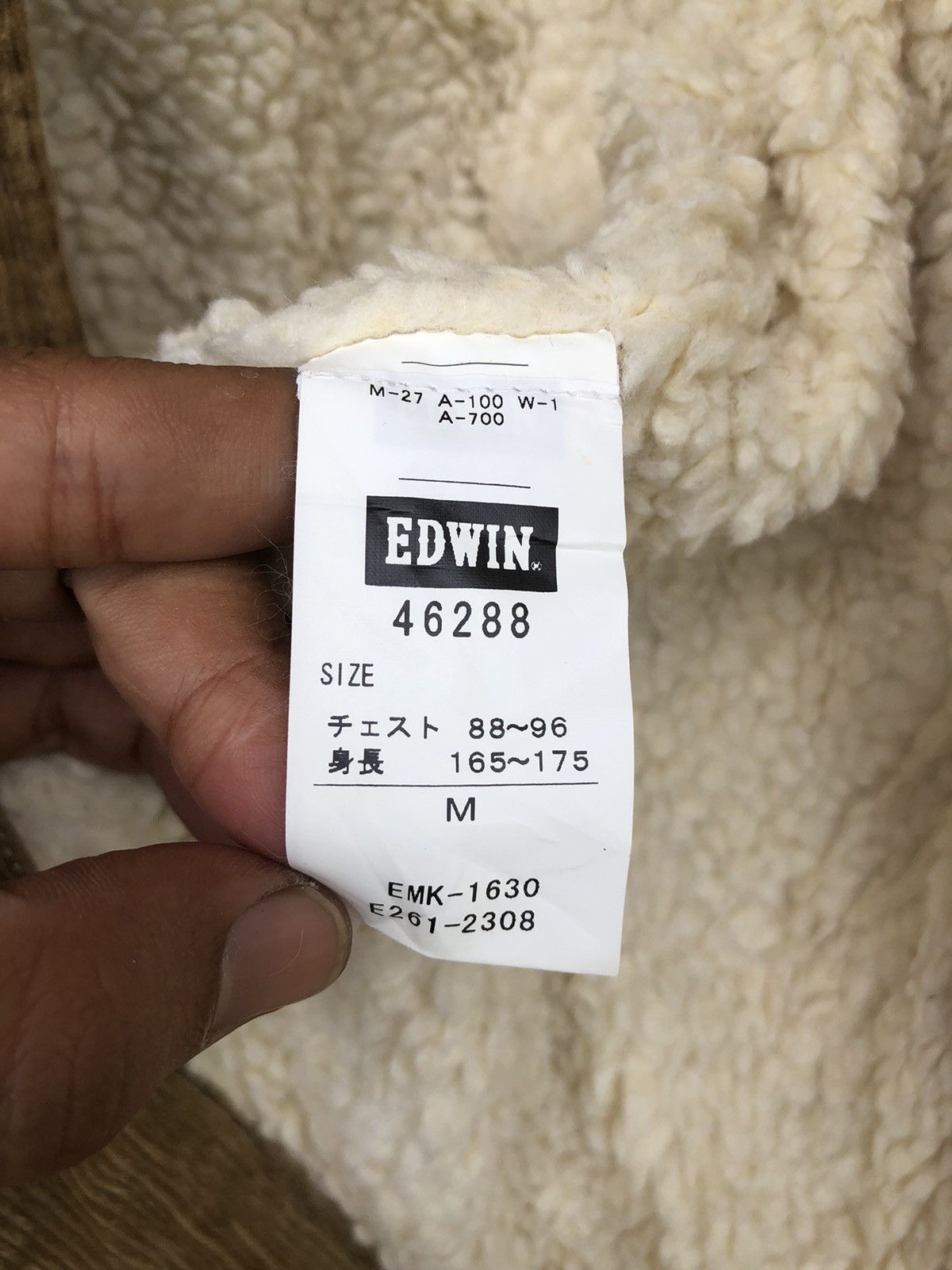 Edwin 📣Japanese Brand Edwin Trucker Corduroy Sherpa Inner Jacket Size US M / EU 48-50 / 2 - 6 Thumbnail