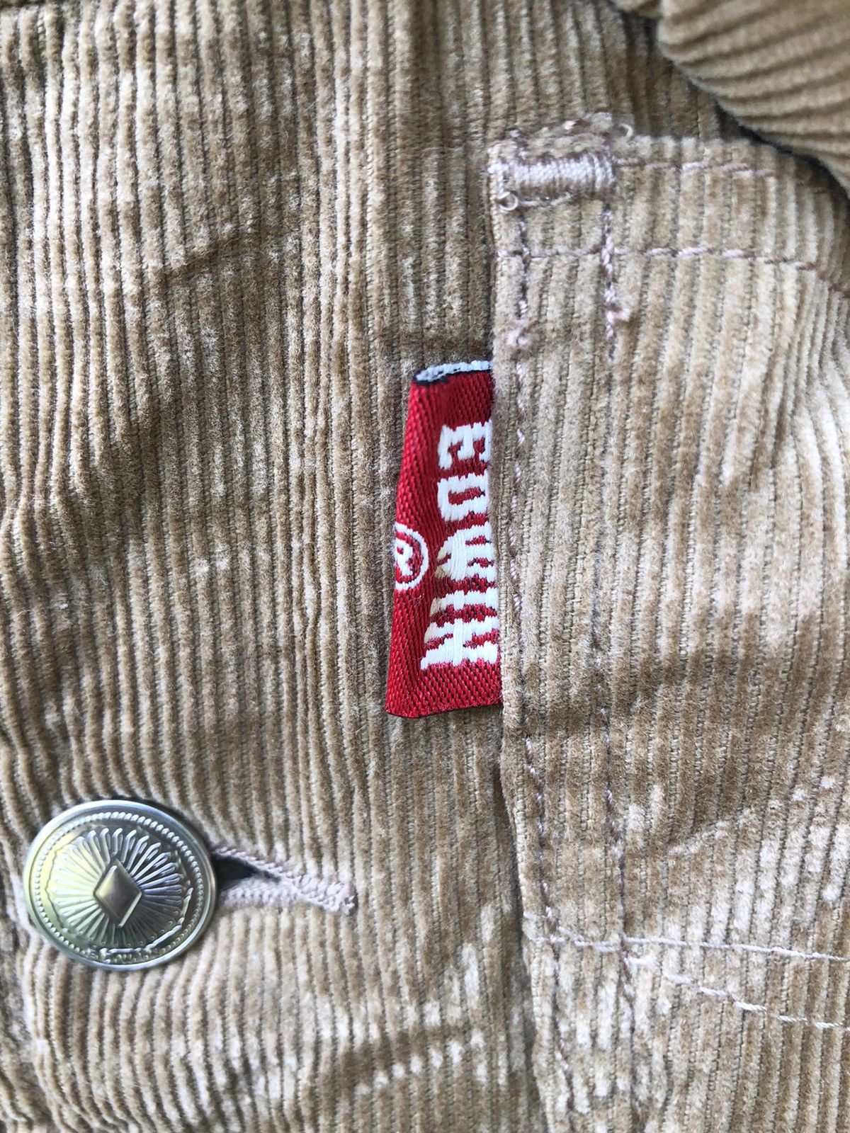 Edwin 📣Japanese Brand Edwin Trucker Corduroy Sherpa Inner Jacket Size US M / EU 48-50 / 2 - 5 Thumbnail