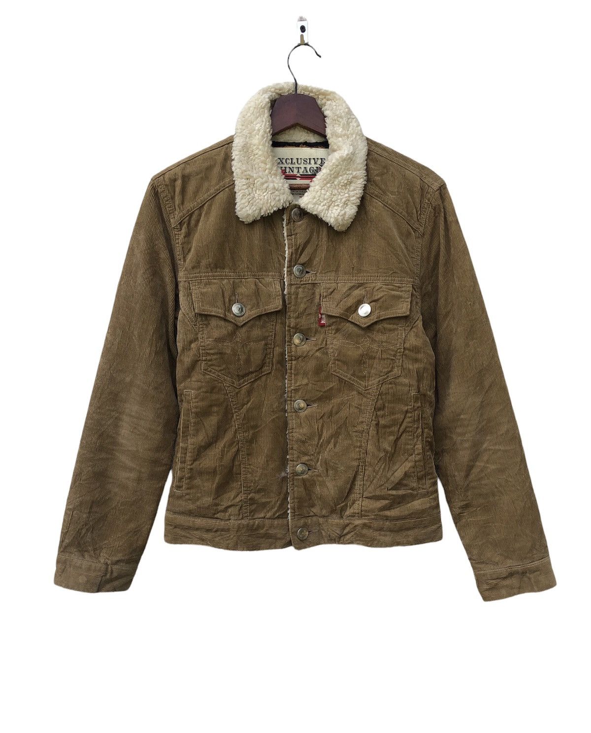 Edwin 📣Japanese Brand Edwin Trucker Corduroy Sherpa Inner Jacket Size US M / EU 48-50 / 2 - 1 Thumbnail