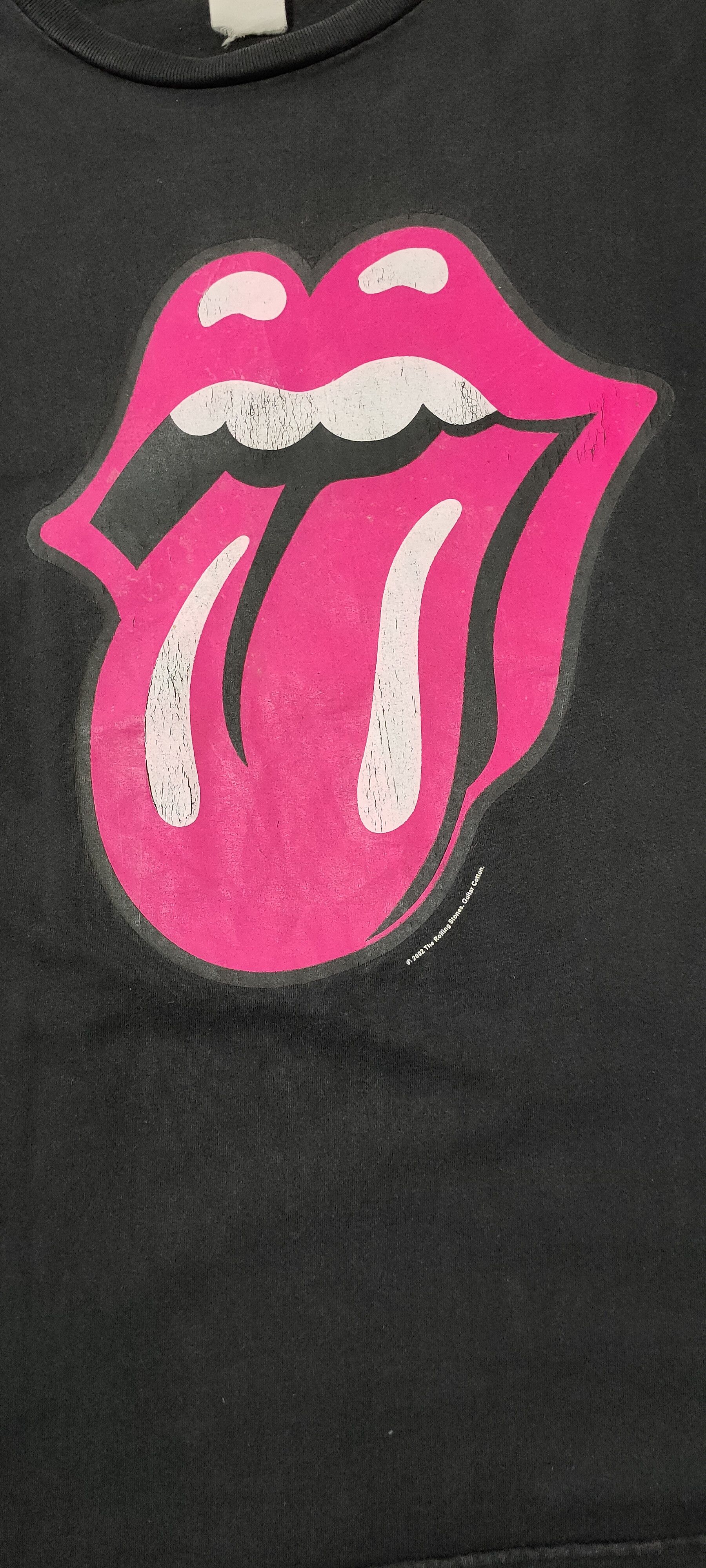 Band Tees The rolling stones band tee vintage 90s Spellout big logo Size US L / EU 52-54 / 3 - 3 Thumbnail