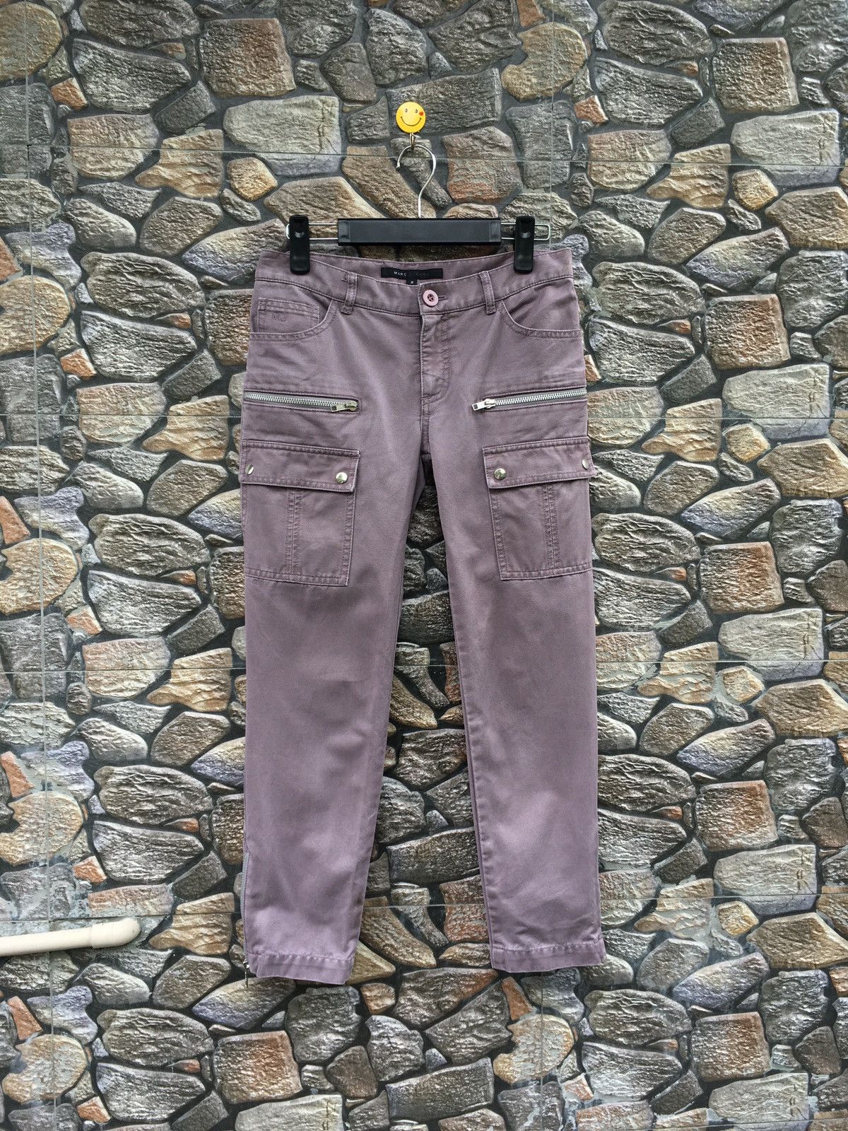 If Six Was Nine × Le Grande Bleu (L.G.B.) × Tornado Mart FLARE MARC JACOBS MULTI POCKET PANTS Size 29" - 1 Thumbnail