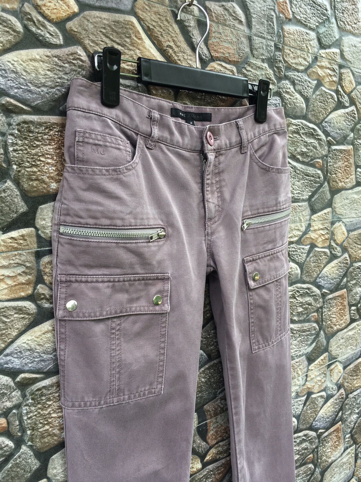 If Six Was Nine × Le Grande Bleu (L.G.B.) × Tornado Mart FLARE MARC JACOBS MULTI POCKET PANTS Size 29" - 3 Thumbnail