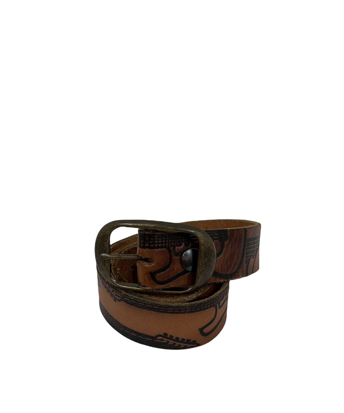 Leather Vintage Leather Music Accessories Belt Rockers Style | Grailed